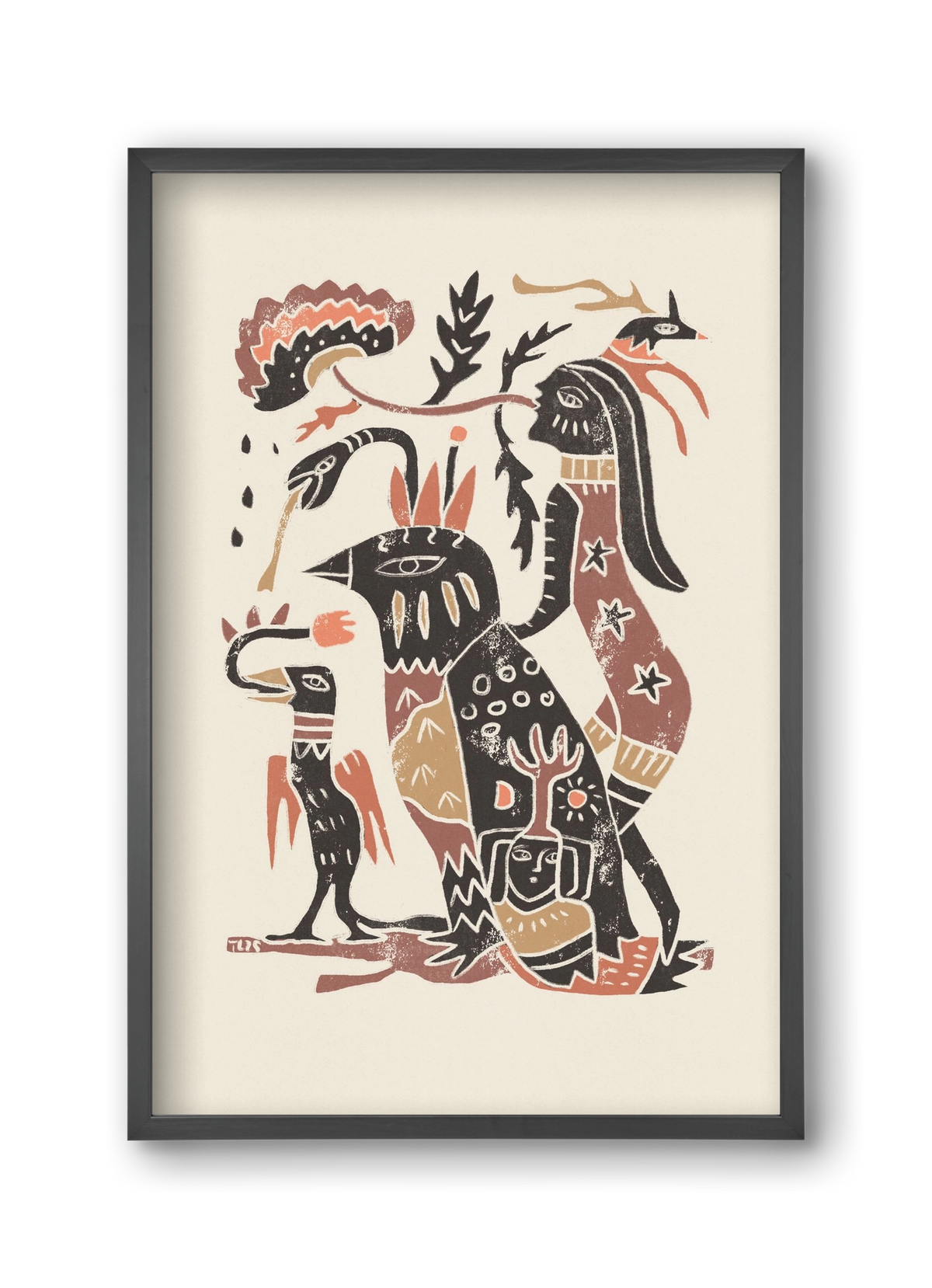 Autumn Arrives, 30x45 cm (30x45 cm), Fekete keret