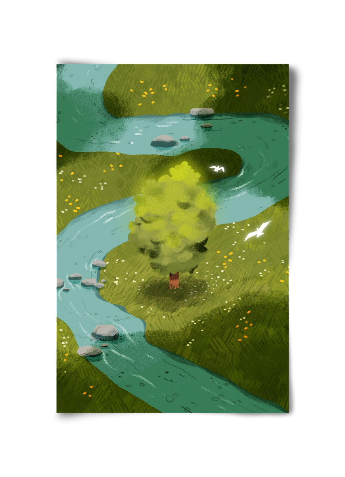 River, 30x45 cm, Keret nélkül