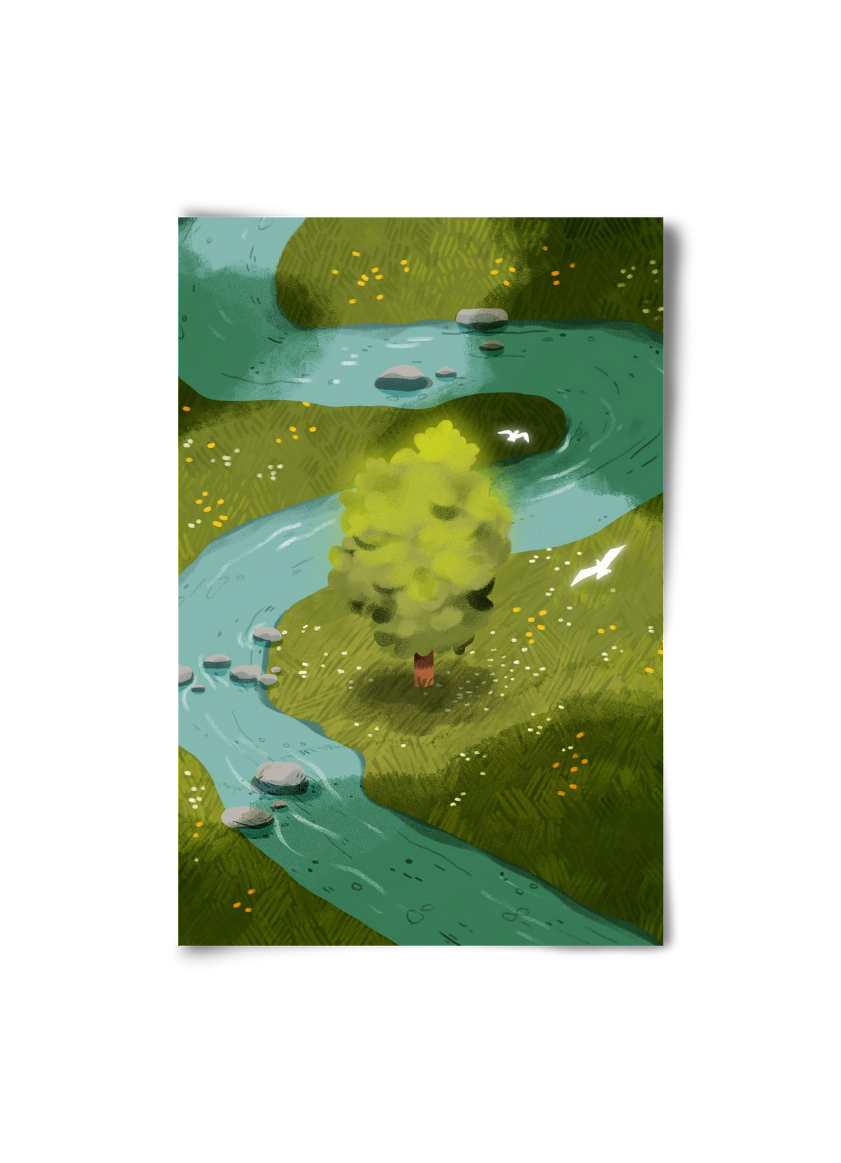 River, 20x30 cm, Keret nélkül