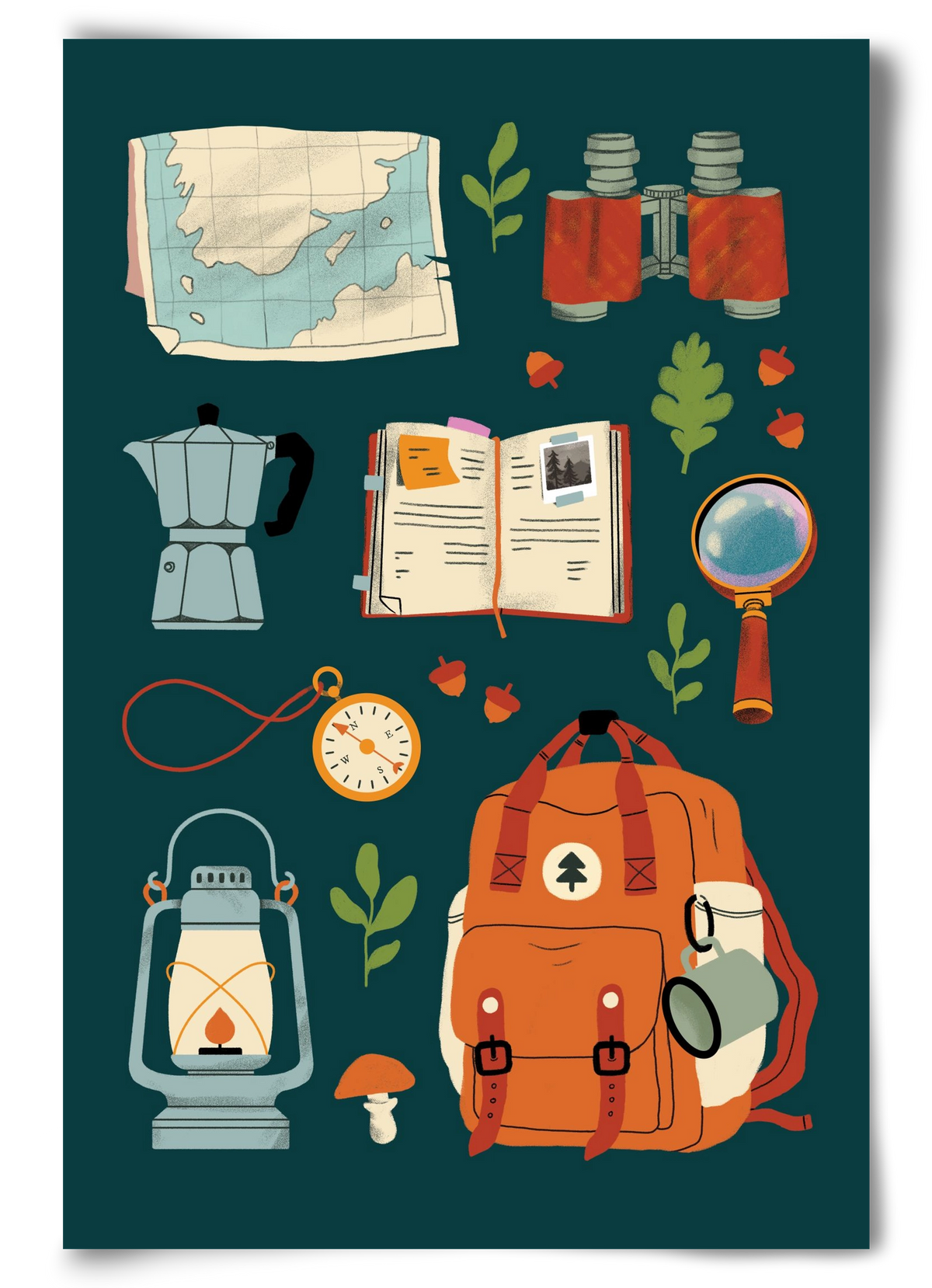 Explorer Set, 60x90 cm, Keret nélkül