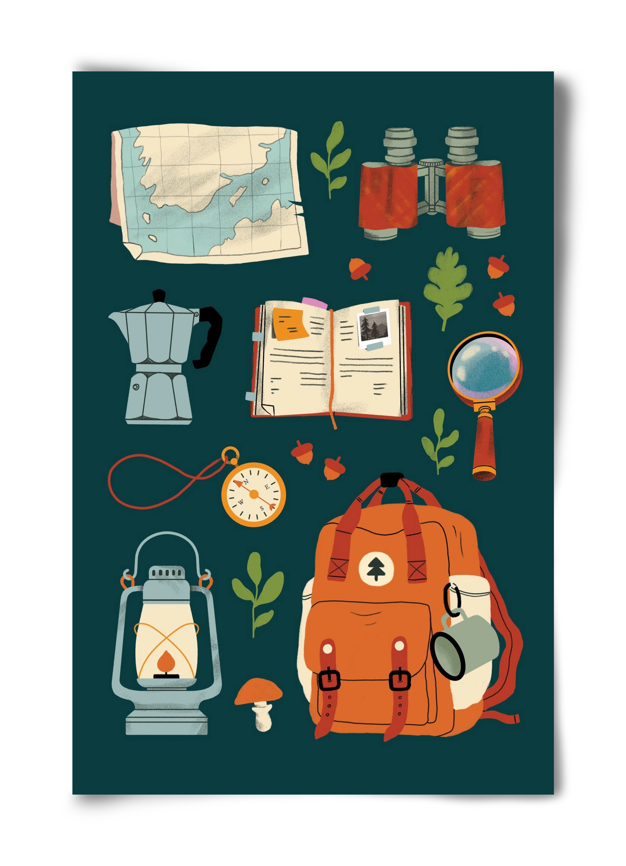 Explorer Set, 40x60 cm, Keret nélkül