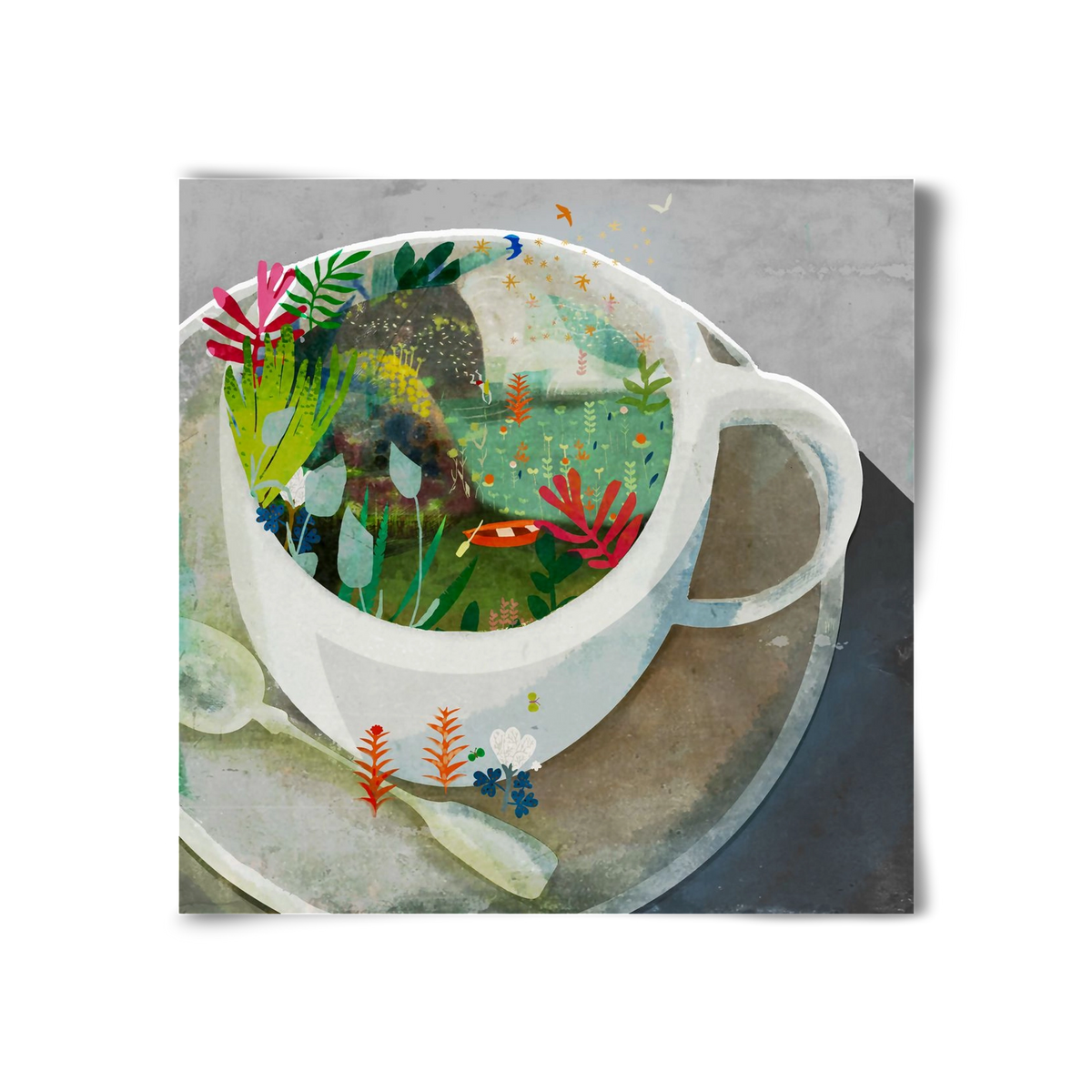 Kávé, 30x30 cm, Keret nélkül