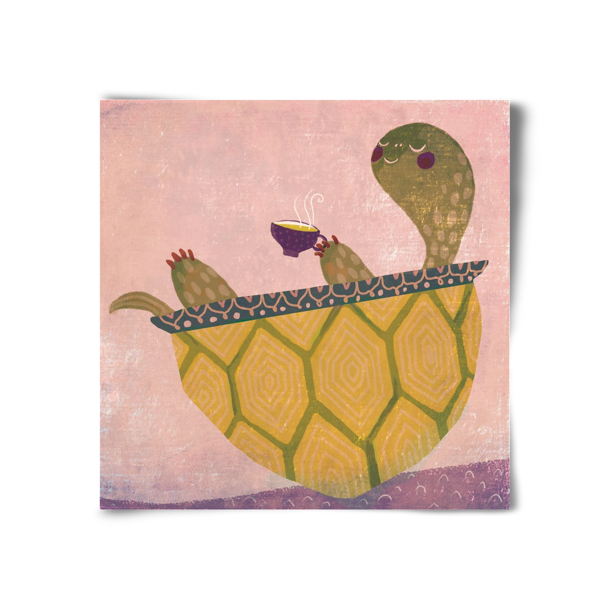 Teknős, 30x30 cm, Keret nélkül