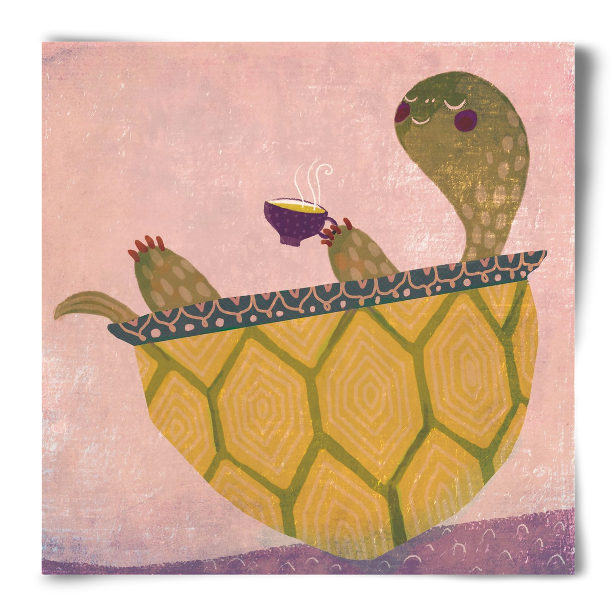 Teknős, 50x50 cm, Keret nélkül