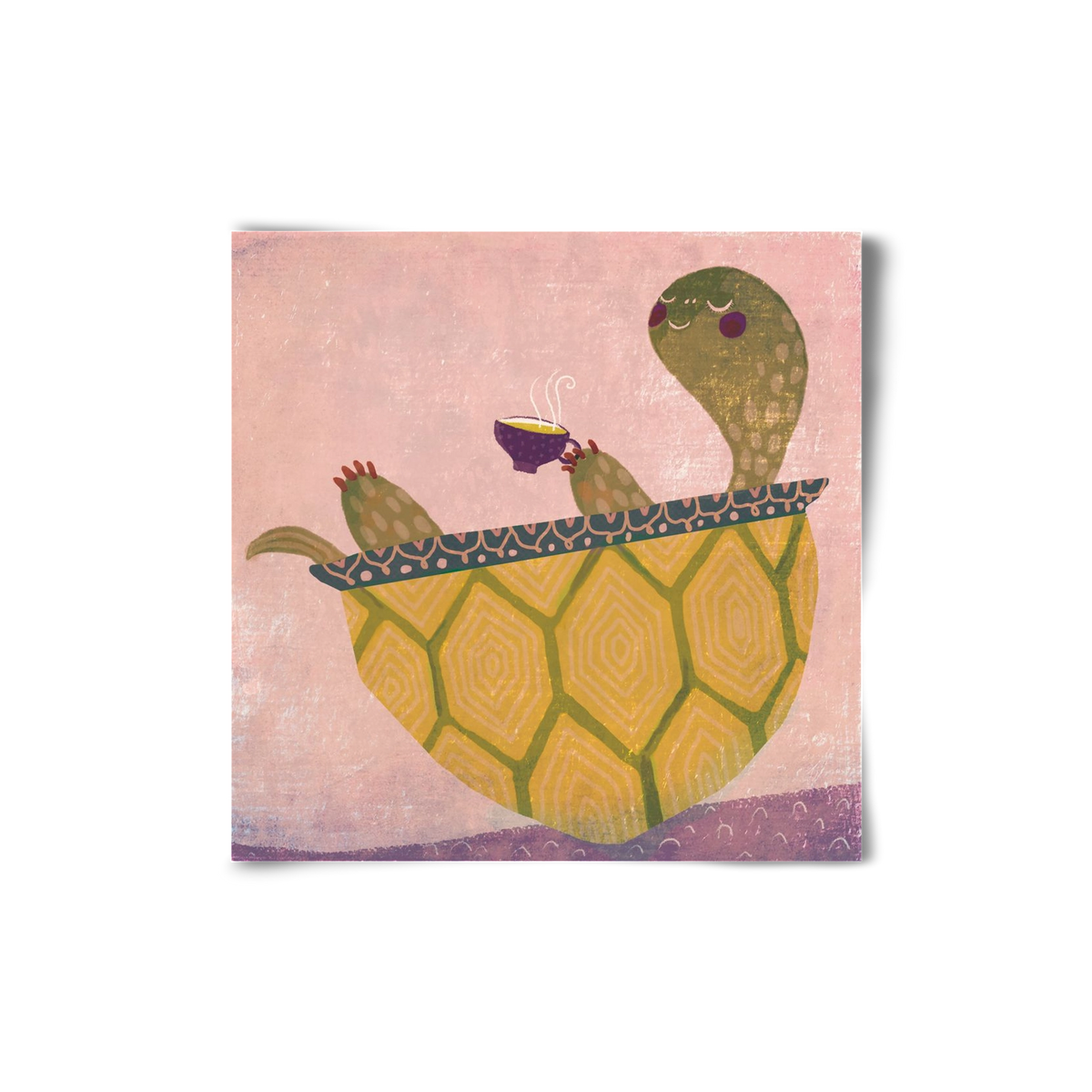 Teknős, 20x20 cm, Keret nélkül