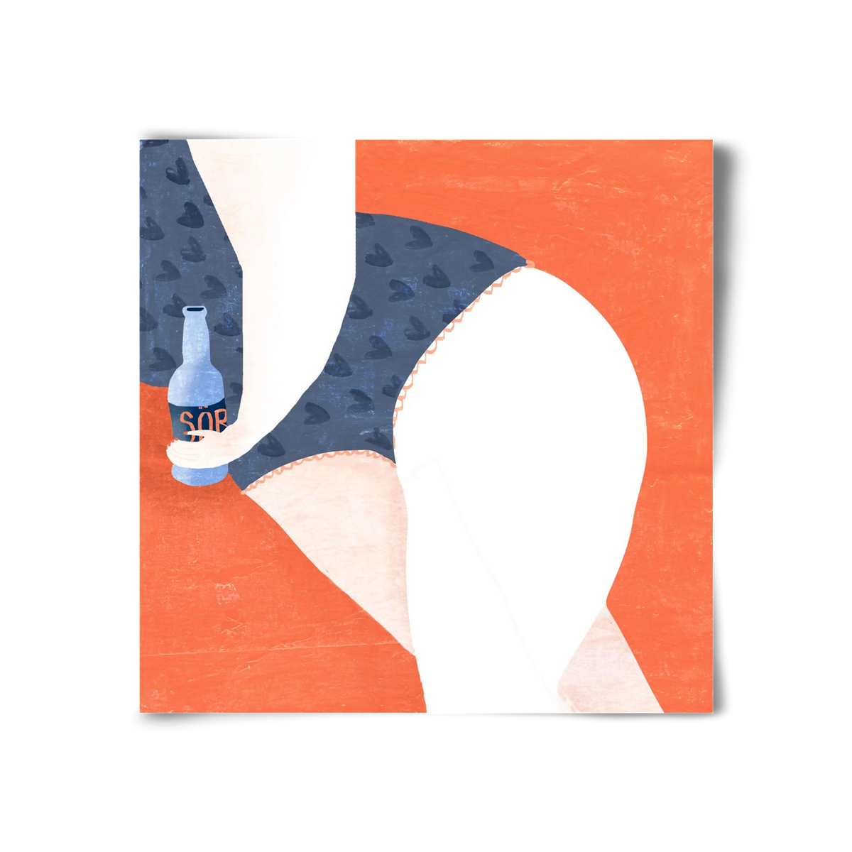 Sör, 30x30 cm, Keret nélkül