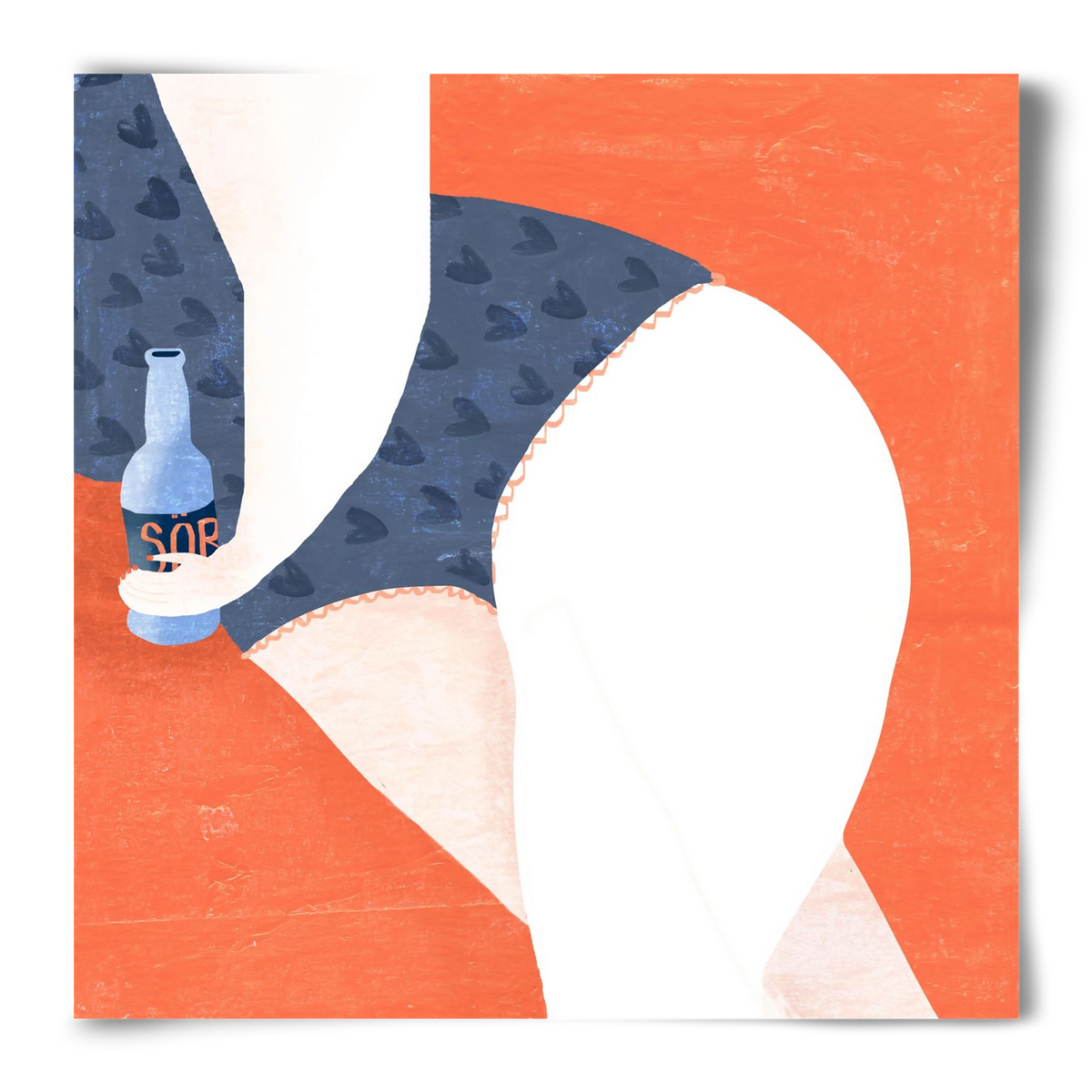 Sör, 50x50 cm, Keret nélkül