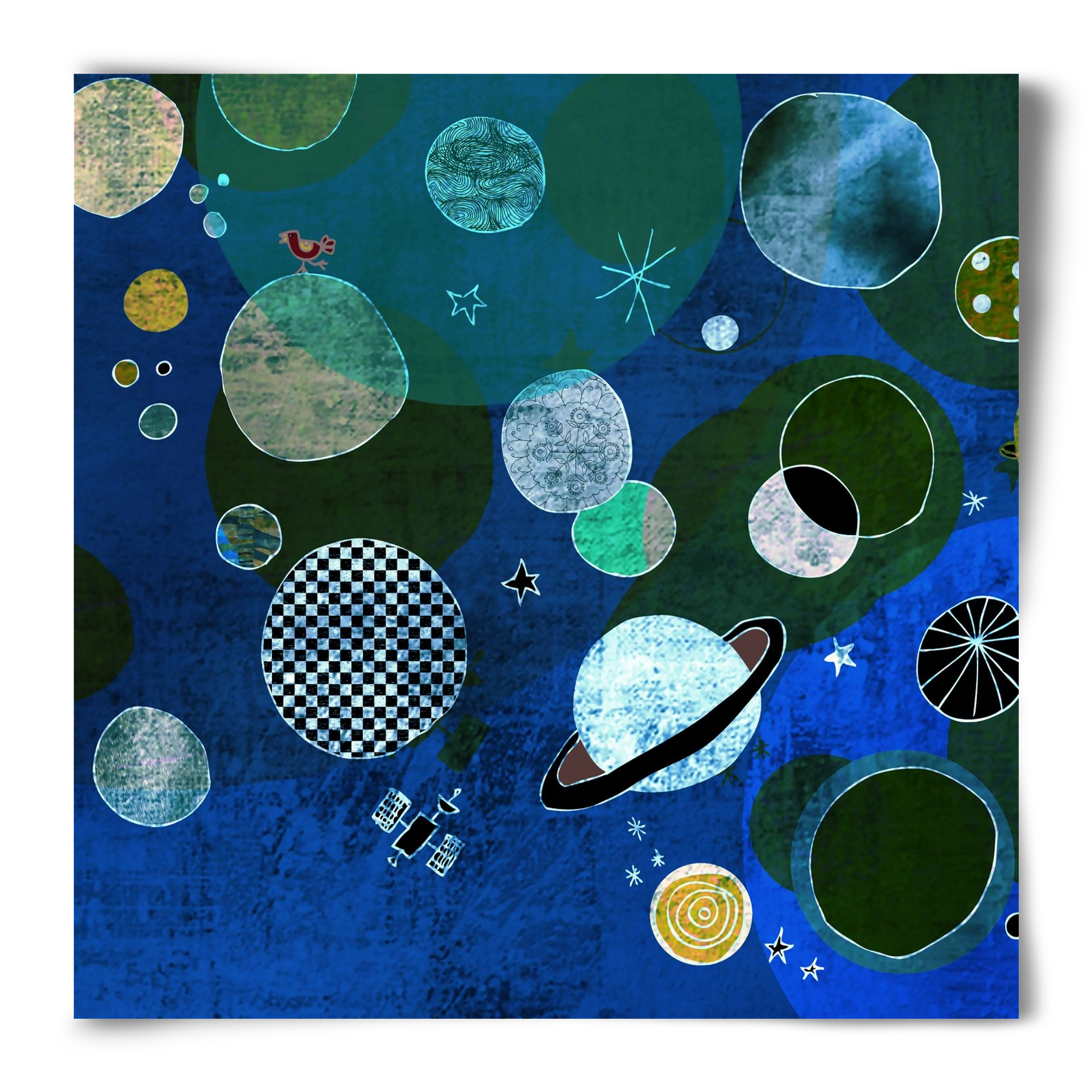 Bolygók, 50x50 cm, Keret nélkül