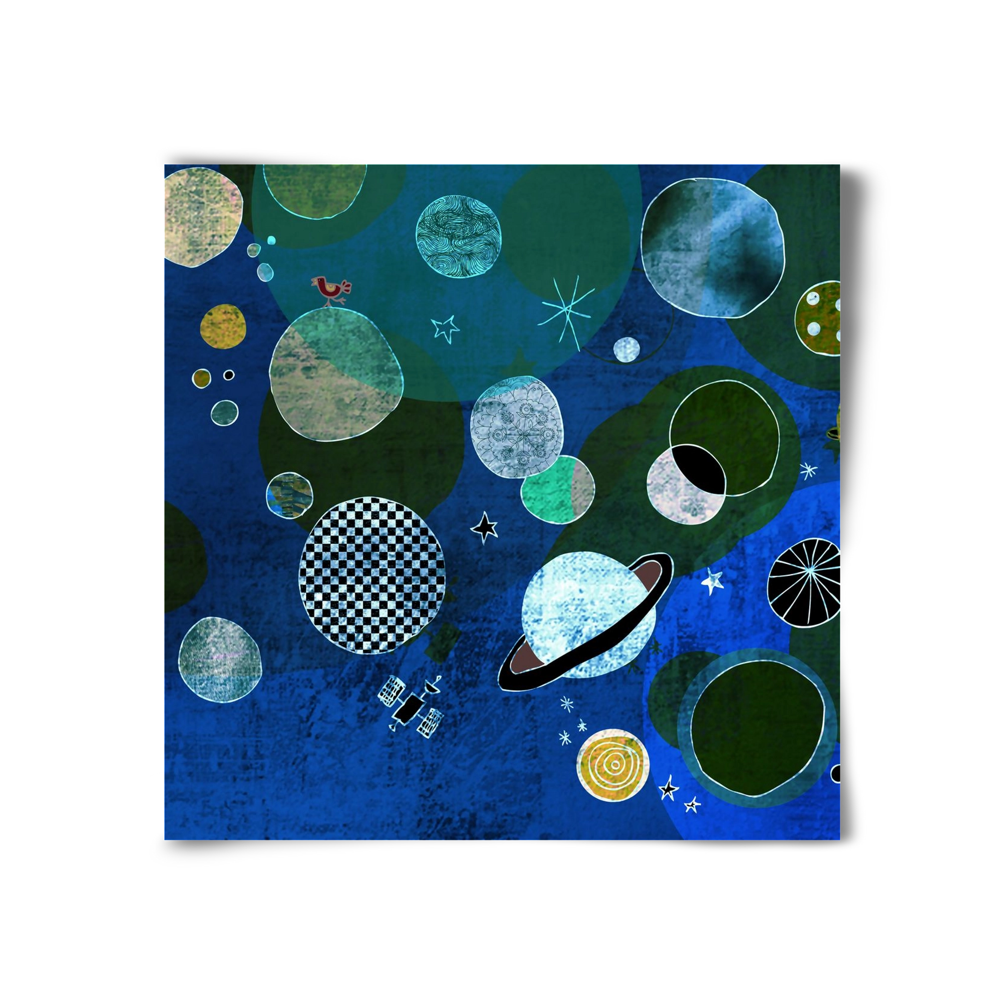 Bolygók, 30x30 cm, Keret nélkül