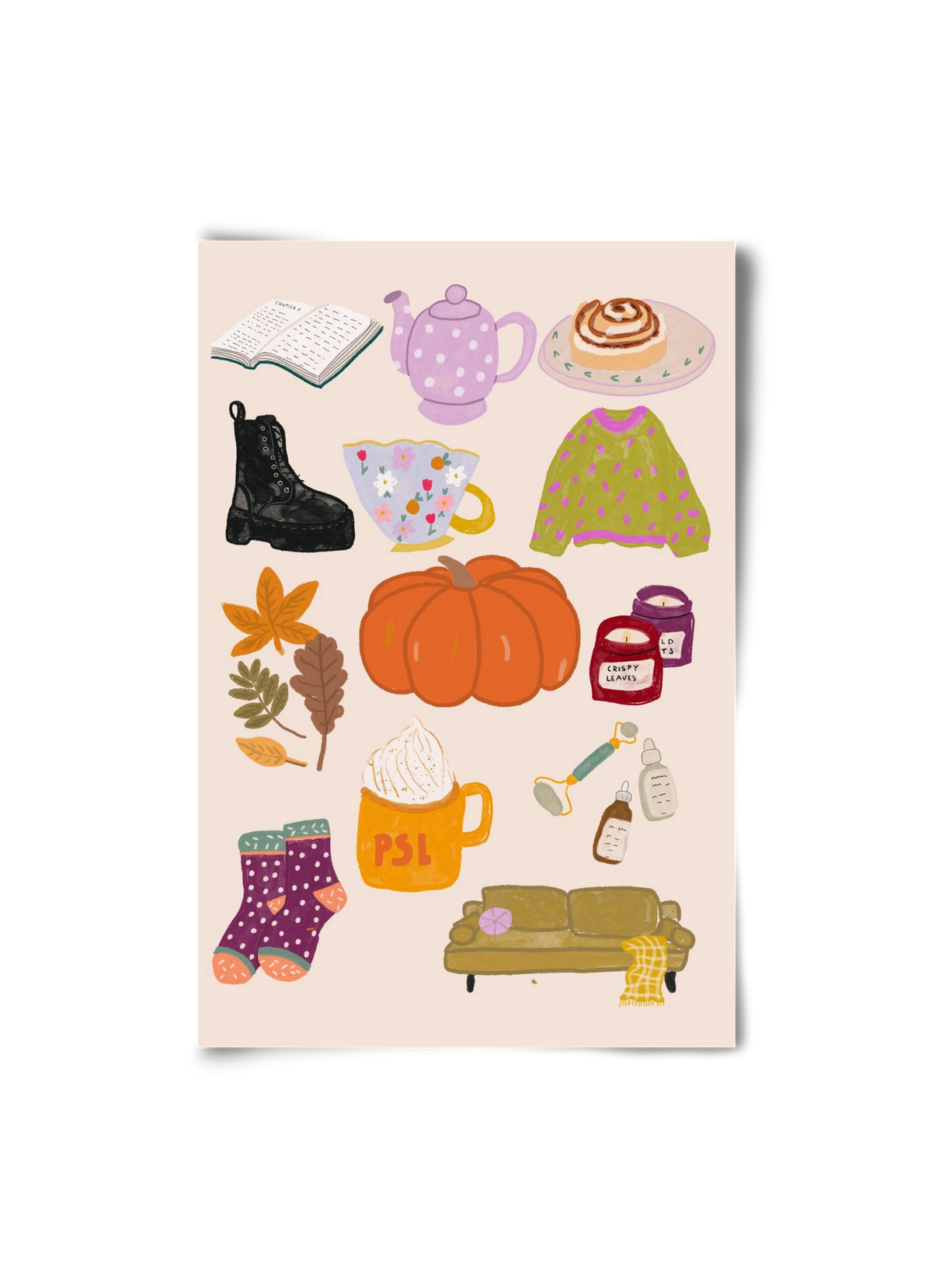 Lovely Autumn , 20x30 cm, Keret nélkül