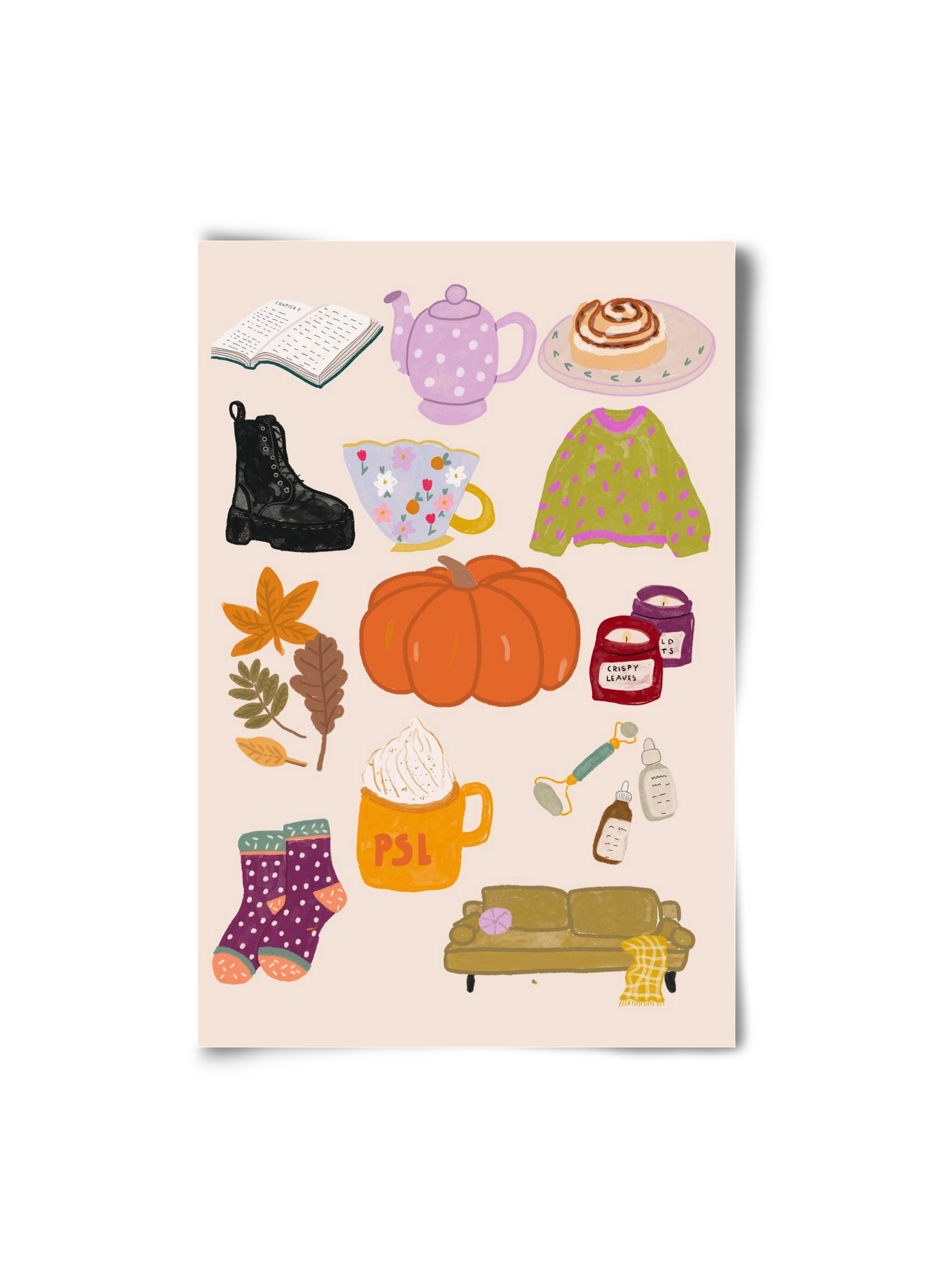 Lovely Autumn , 20x30 cm, Keret nélkül