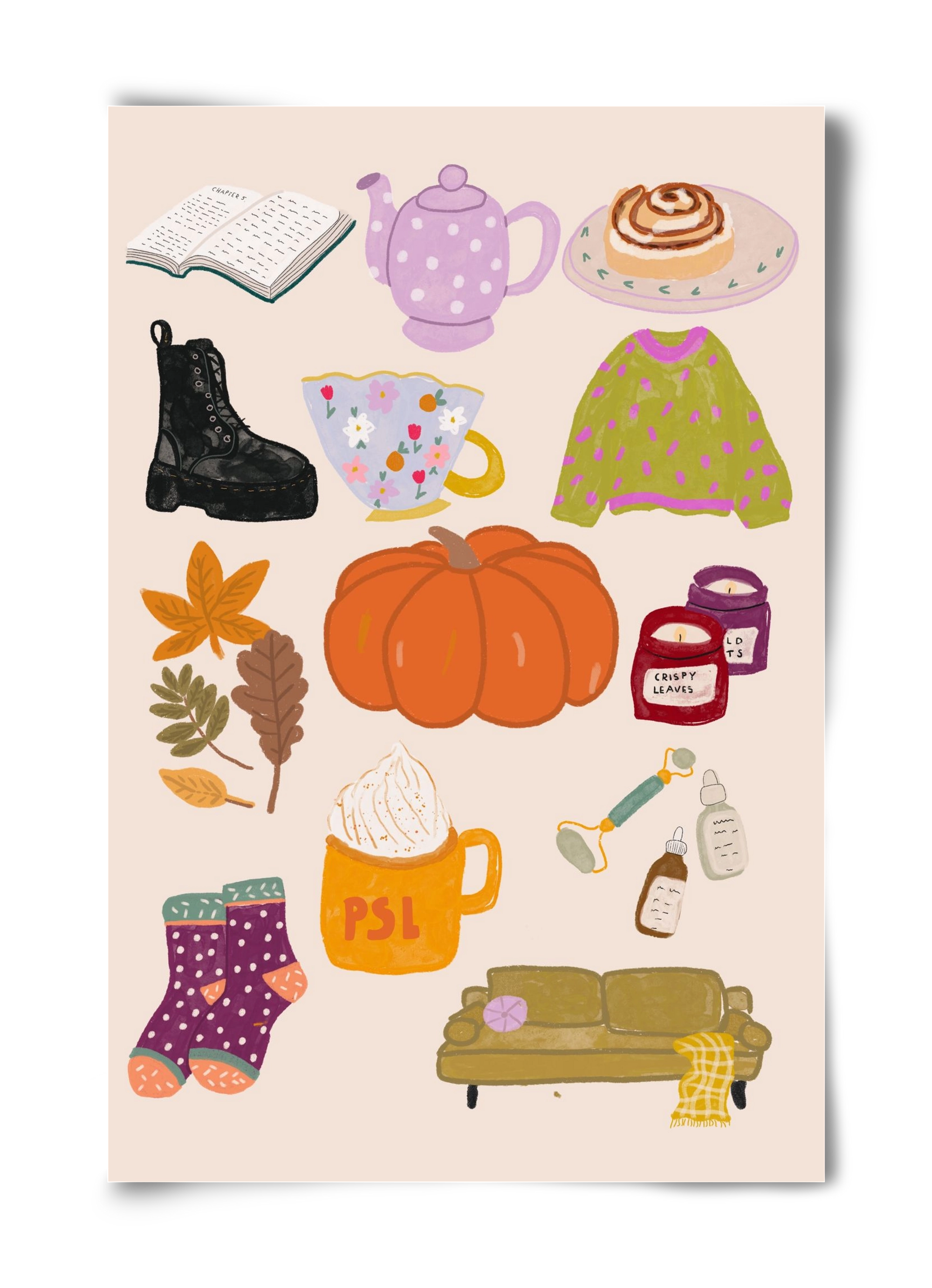 Lovely Autumn , 40x60 cm, Keret nélkül