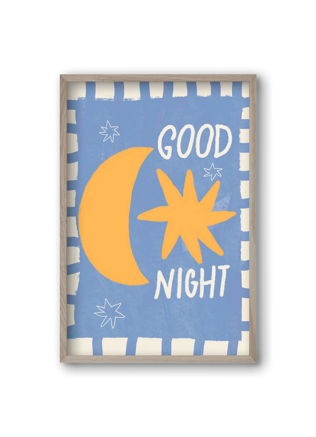 Good Night , 20x30 cm (20x30 cm), Tölgy keret