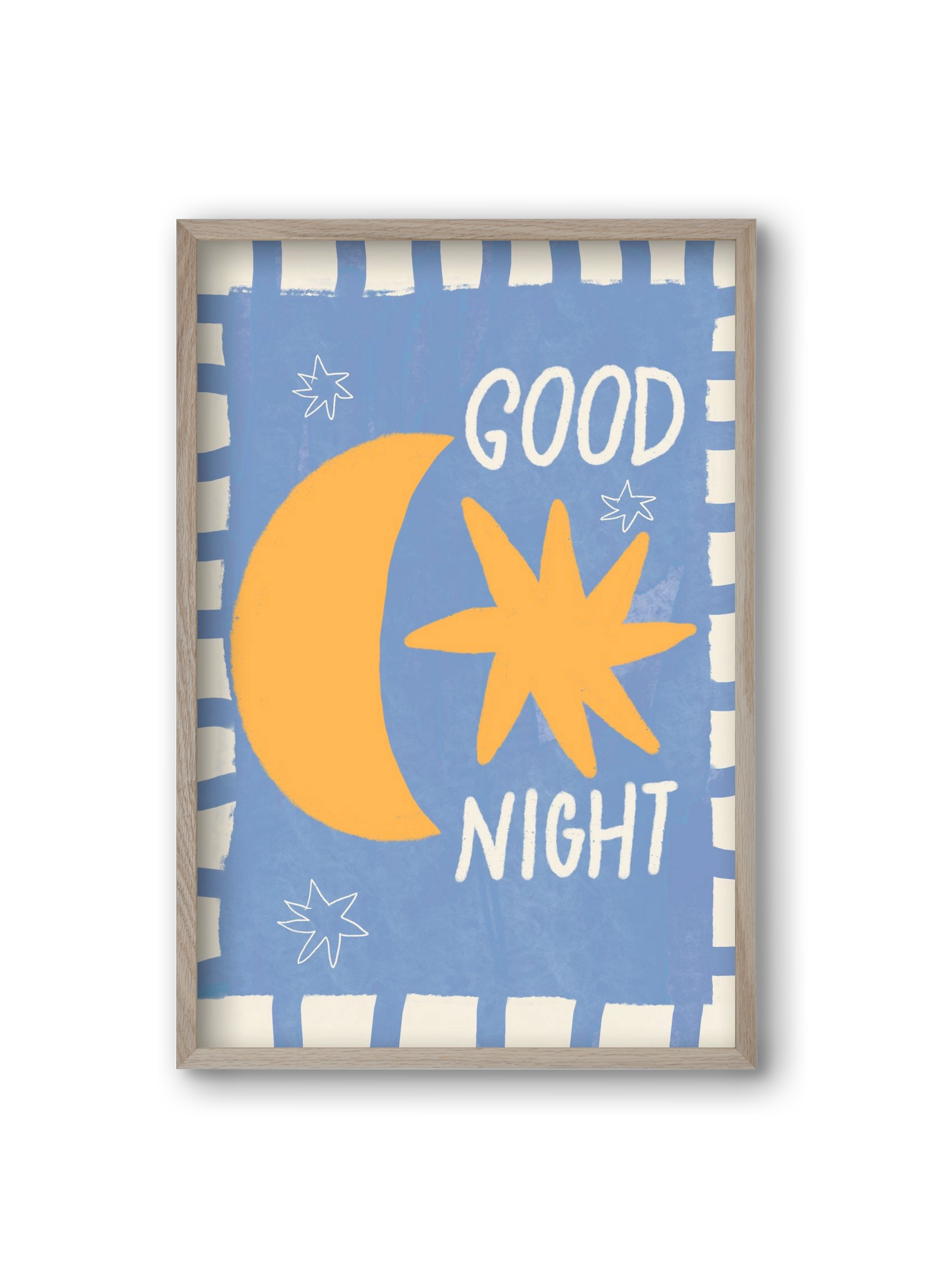 Good Night , 20x30 cm (20x30 cm), Tölgy keret