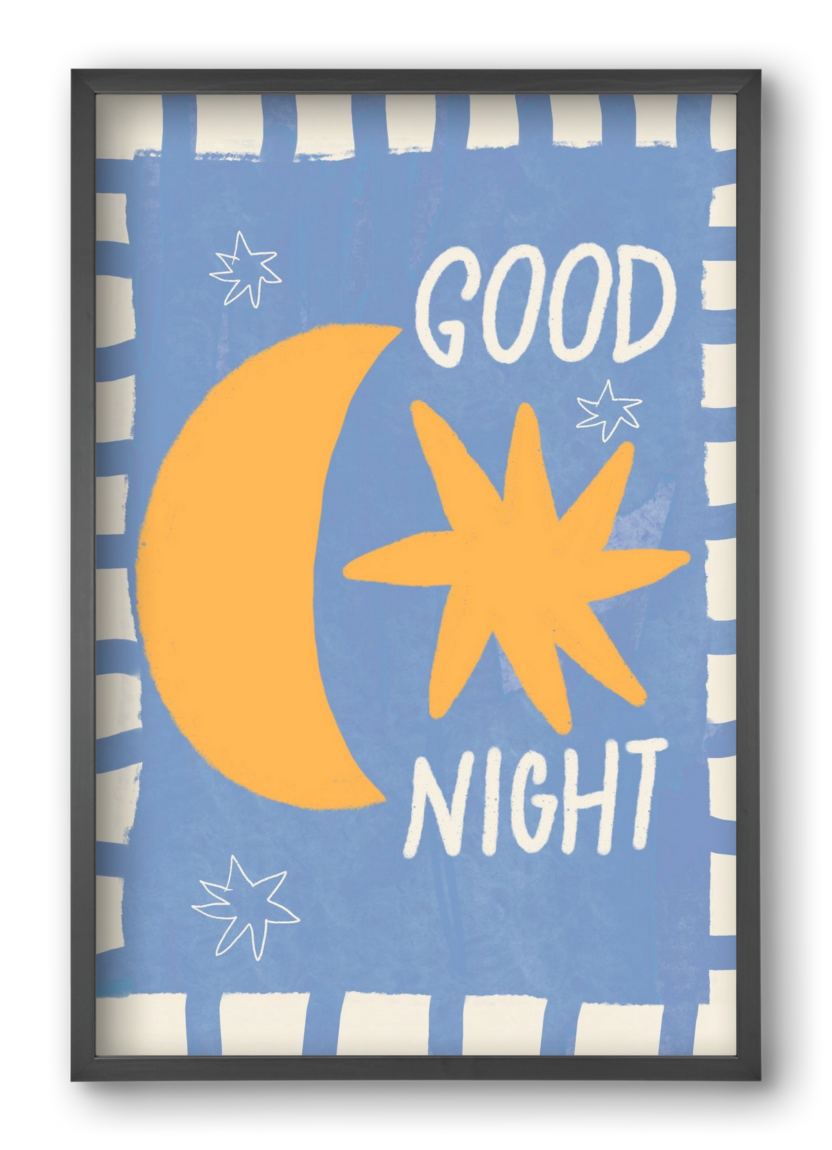 Good Night , 40x60 cm (40x60 cm), Fekete keret