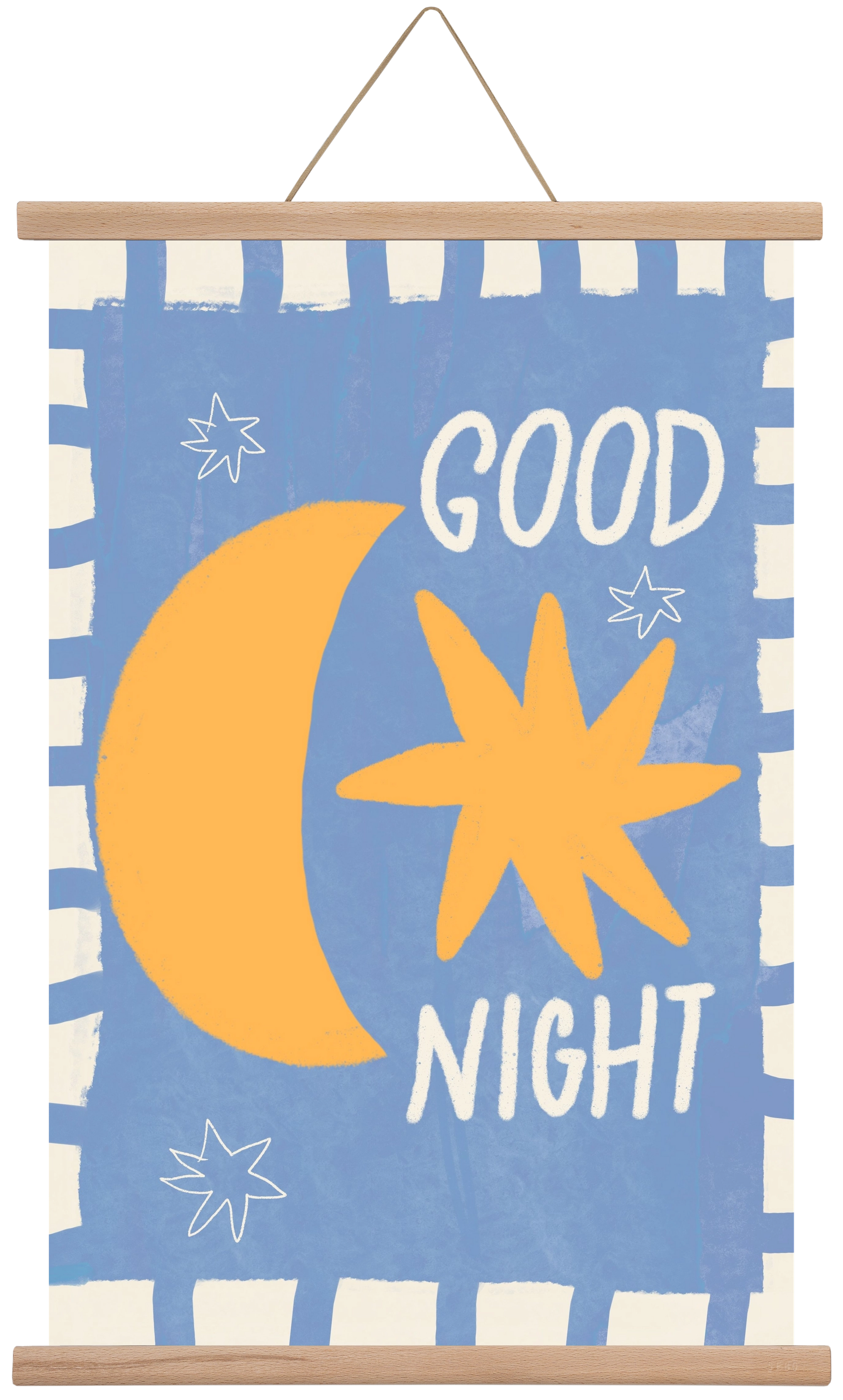 Good Night , 40x60 cm (40x60 cm), Tölgy akasztó