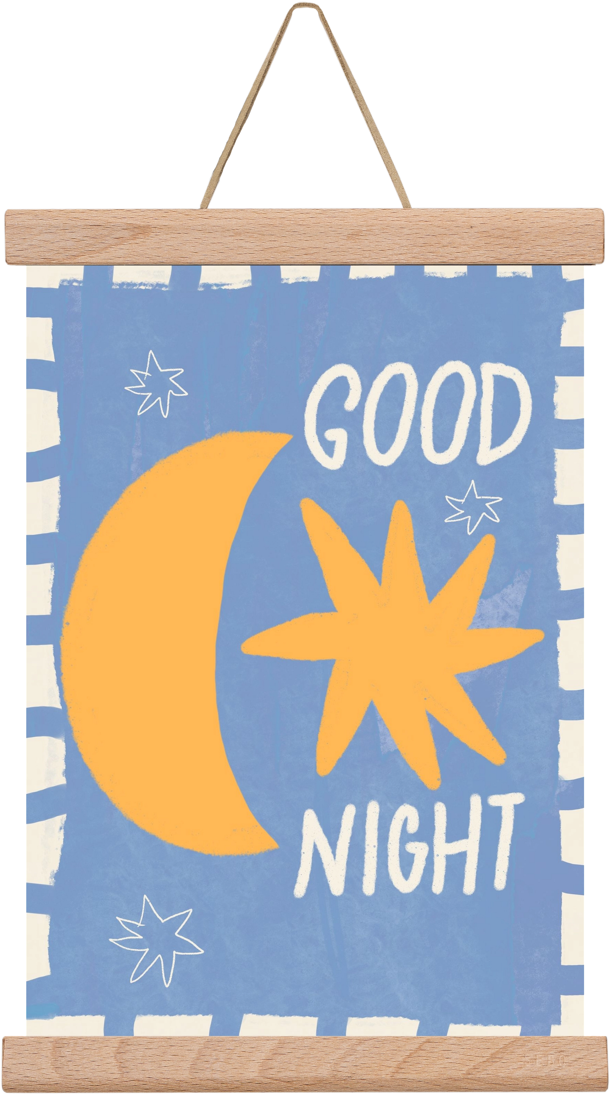 Good Night , 20x30 cm (20x30 cm), Tölgy akasztó