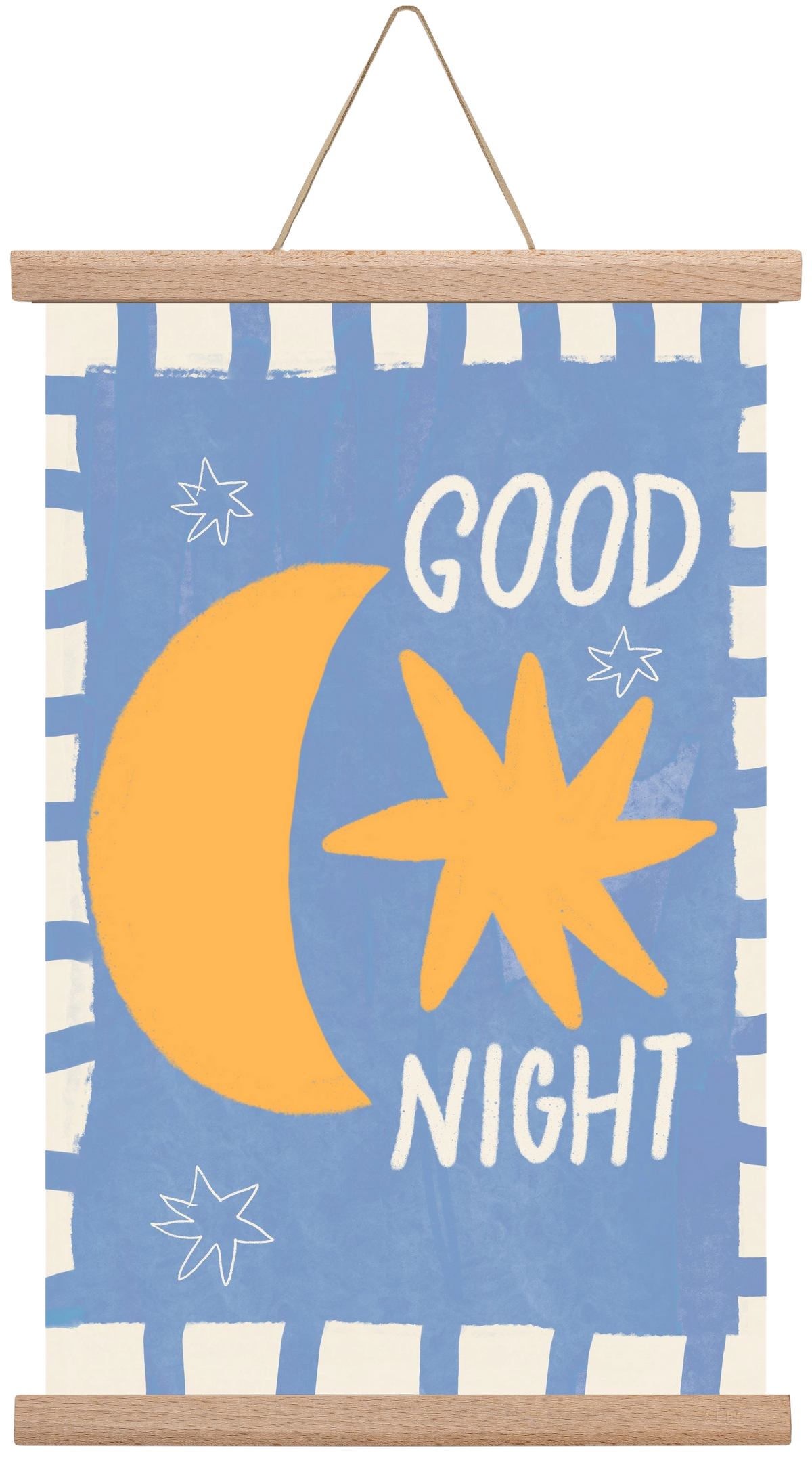 Good Night , 30x45 cm (30x45 cm), Tölgy akasztó