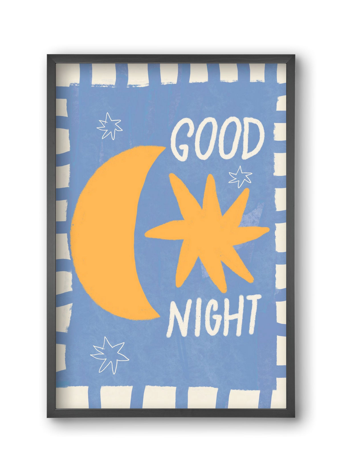 Good Night , 30x45 cm (30x45 cm), Fekete keret