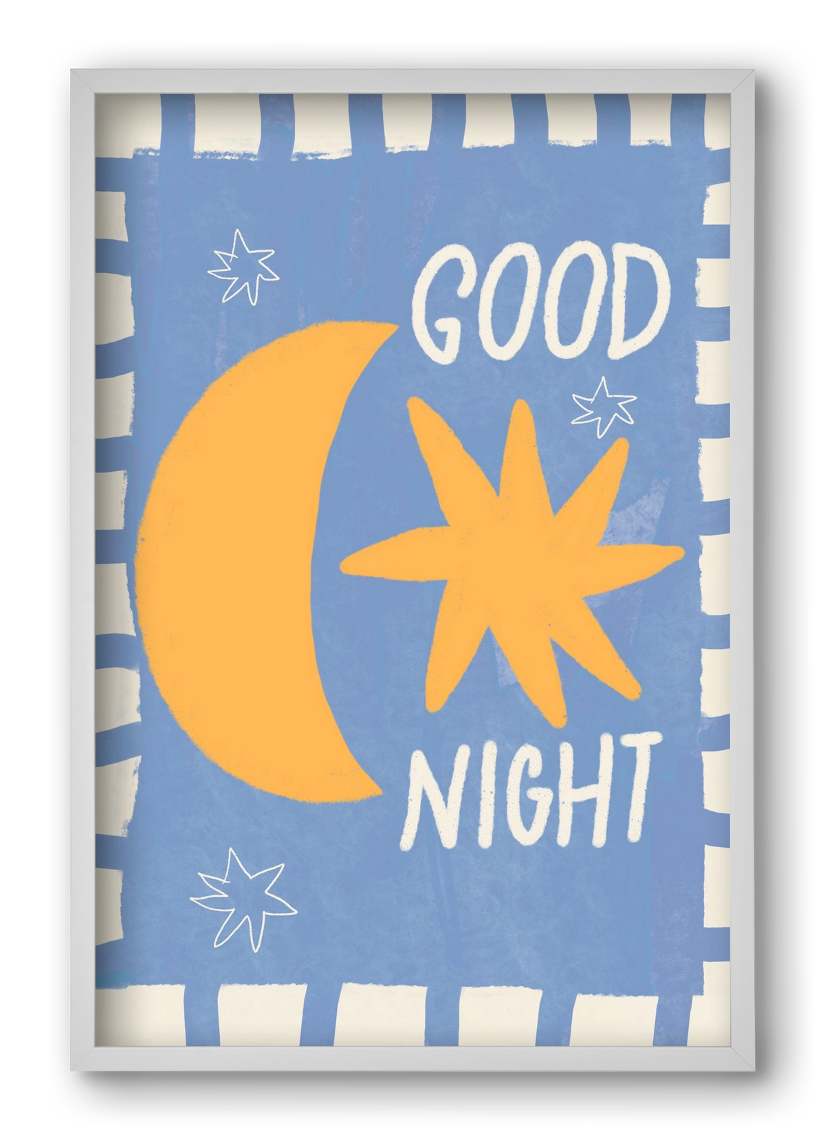 Good Night , 40x60 cm (40x60 cm), Fehér keret