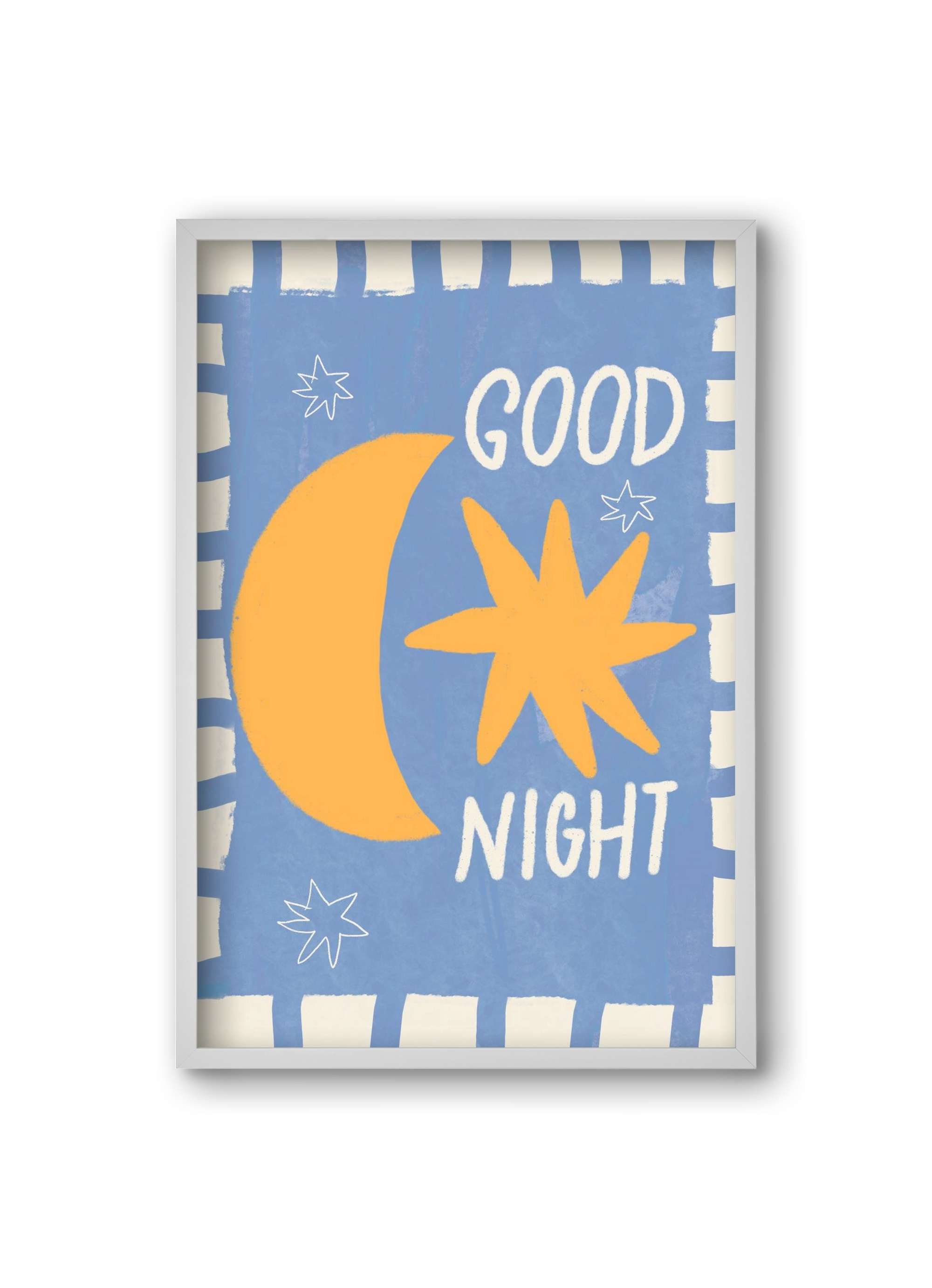 Good Night , 20x30 cm (20x30 cm), Fehér keret