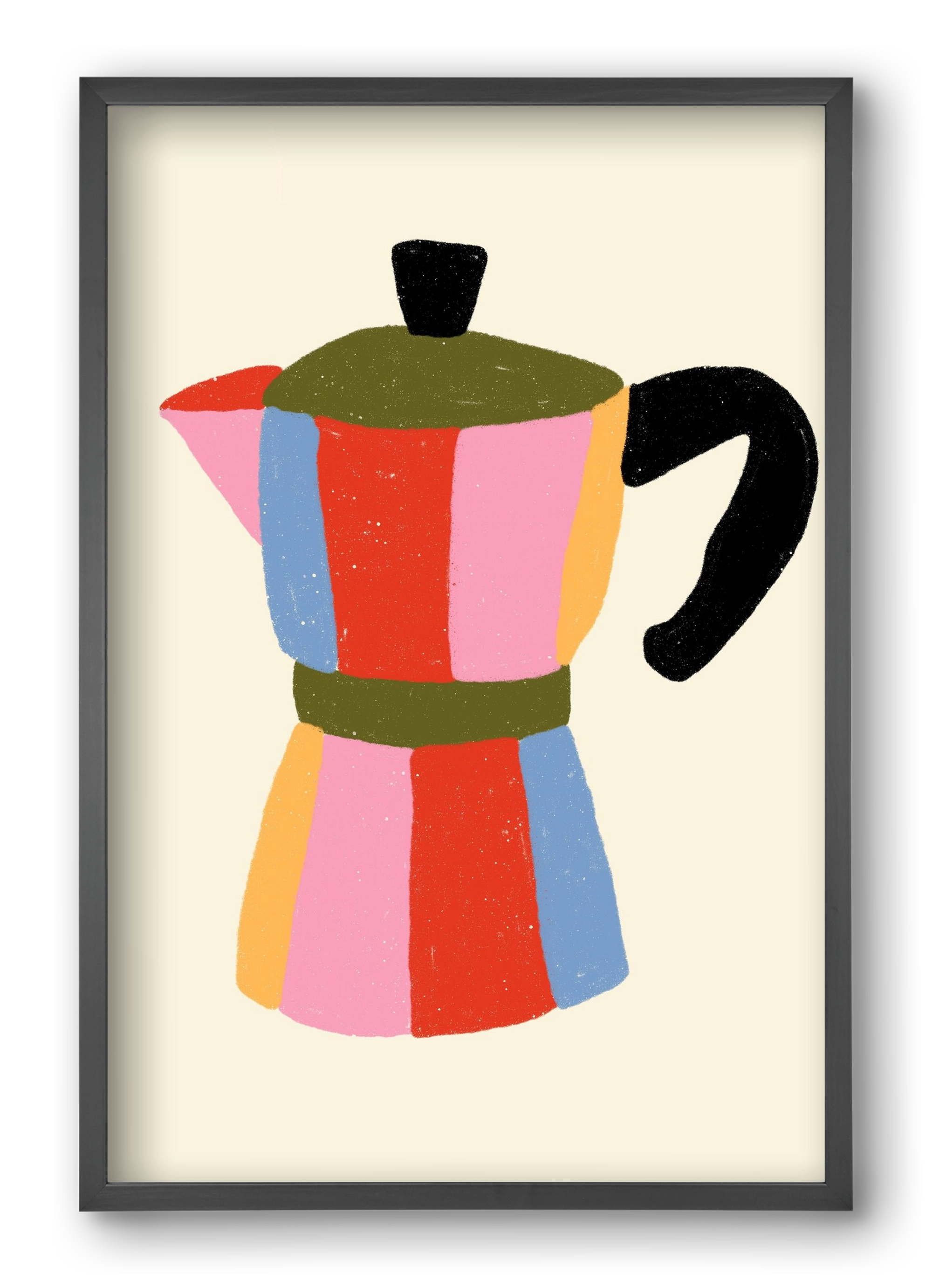 Moka Pot, 40x60 cm (40x60 cm), Fekete keret