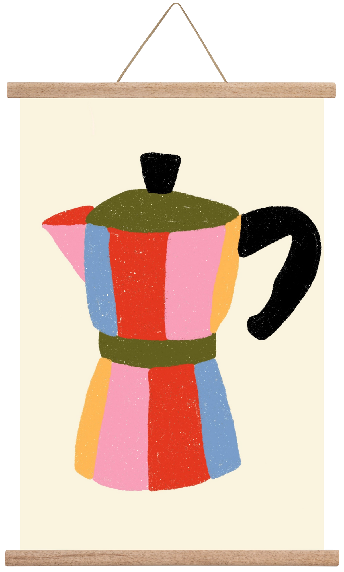 Moka Pot, 40x60 cm (40x60 cm), Tölgy akasztó