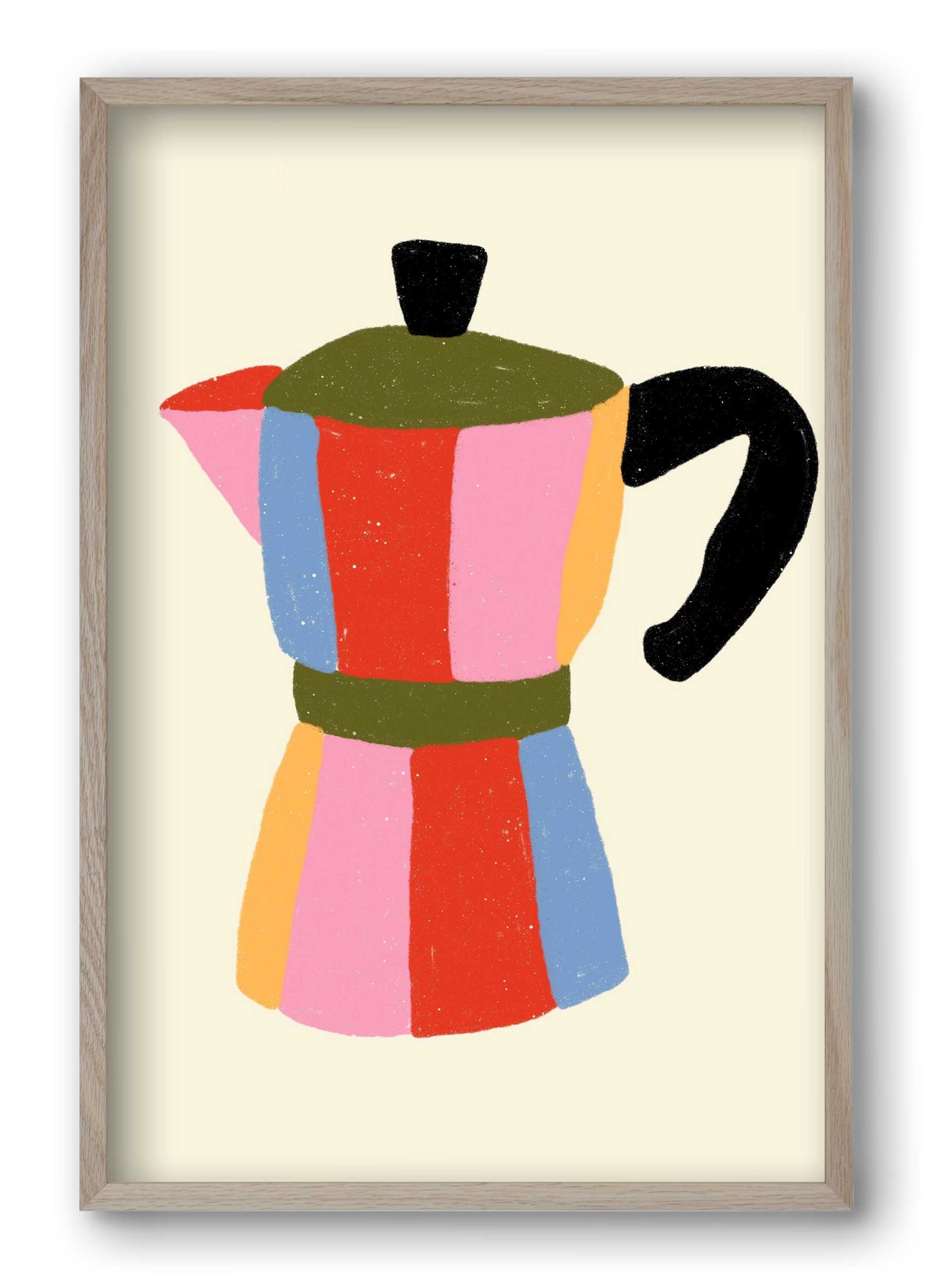 Moka Pot, 40x60 cm (40x60 cm), Tölgy keret