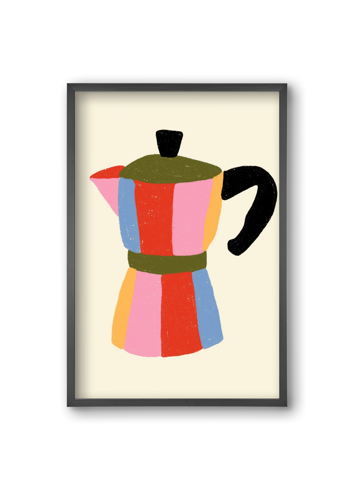 Moka Pot, 20x30 cm (20x30 cm), Fekete keret