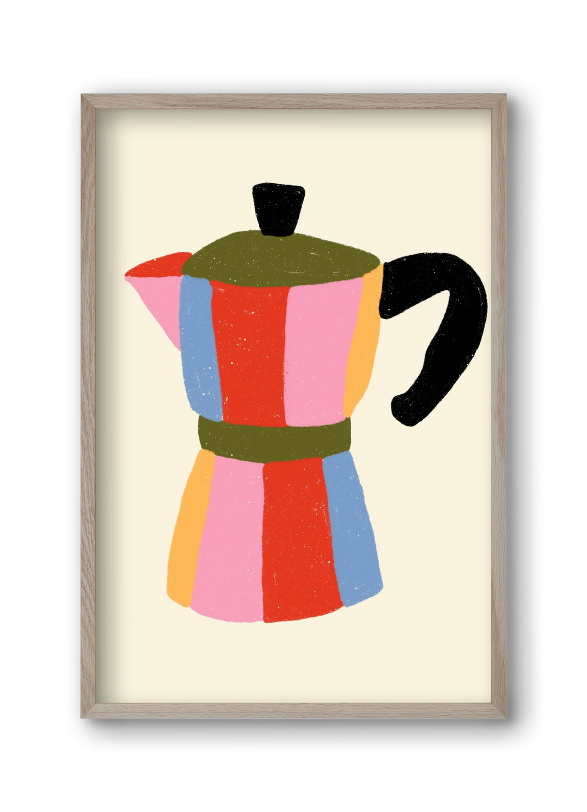 Moka Pot, 30x45 cm (30x45 cm), Tölgy keret