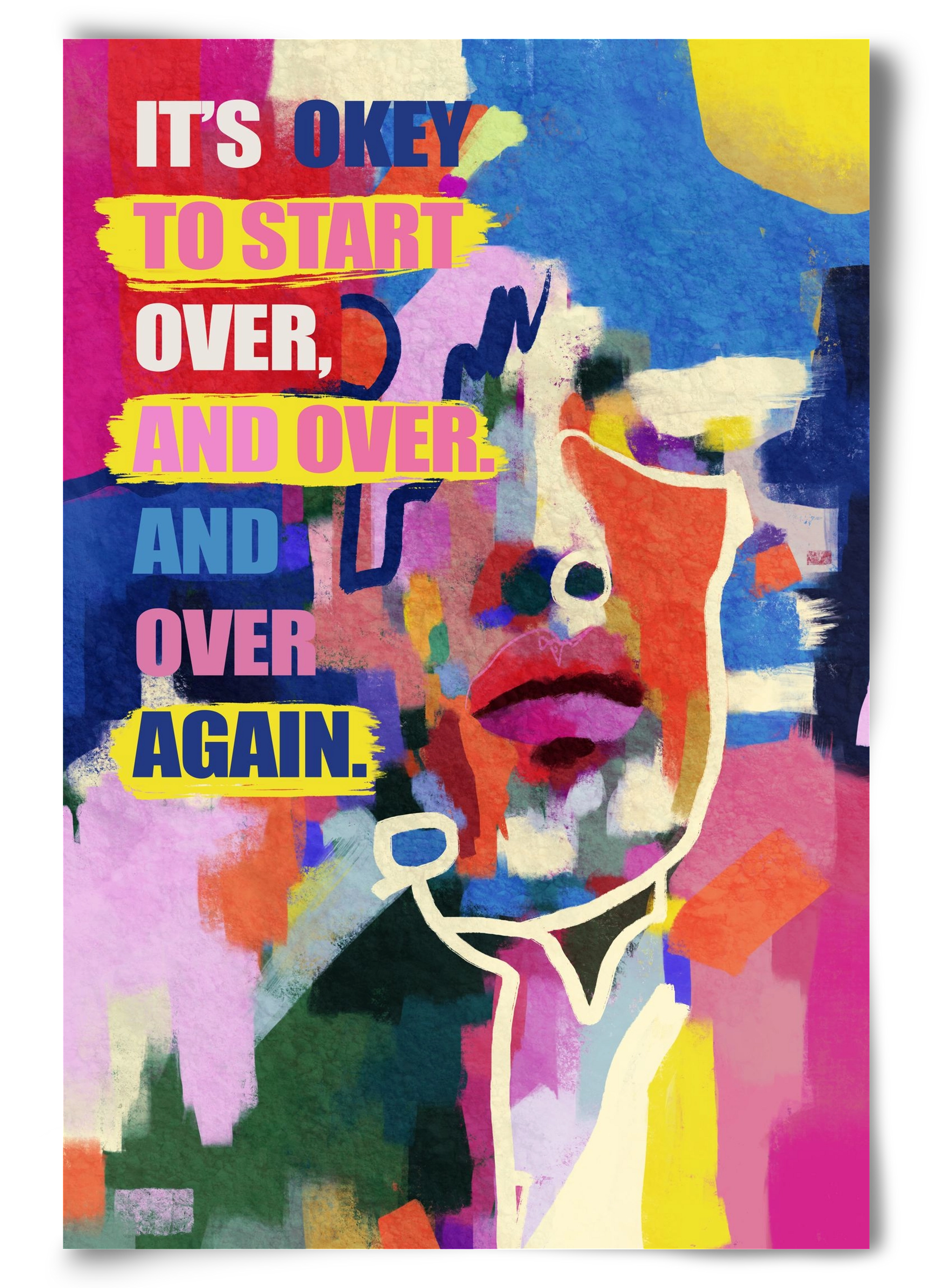 Starting over, 60x90 cm, Keret nélkül