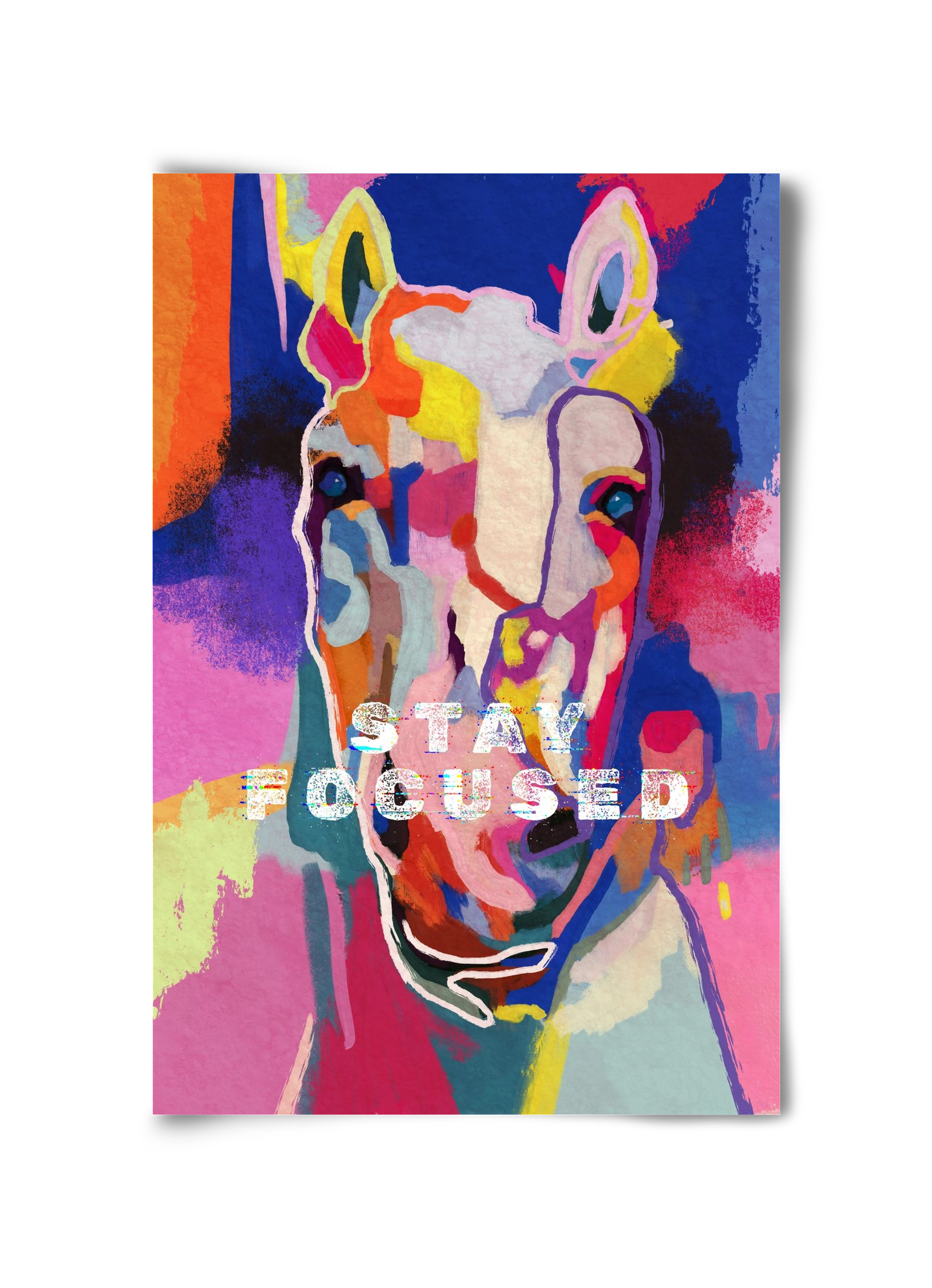 Stay focused, 30x45 cm, Keret nélkül