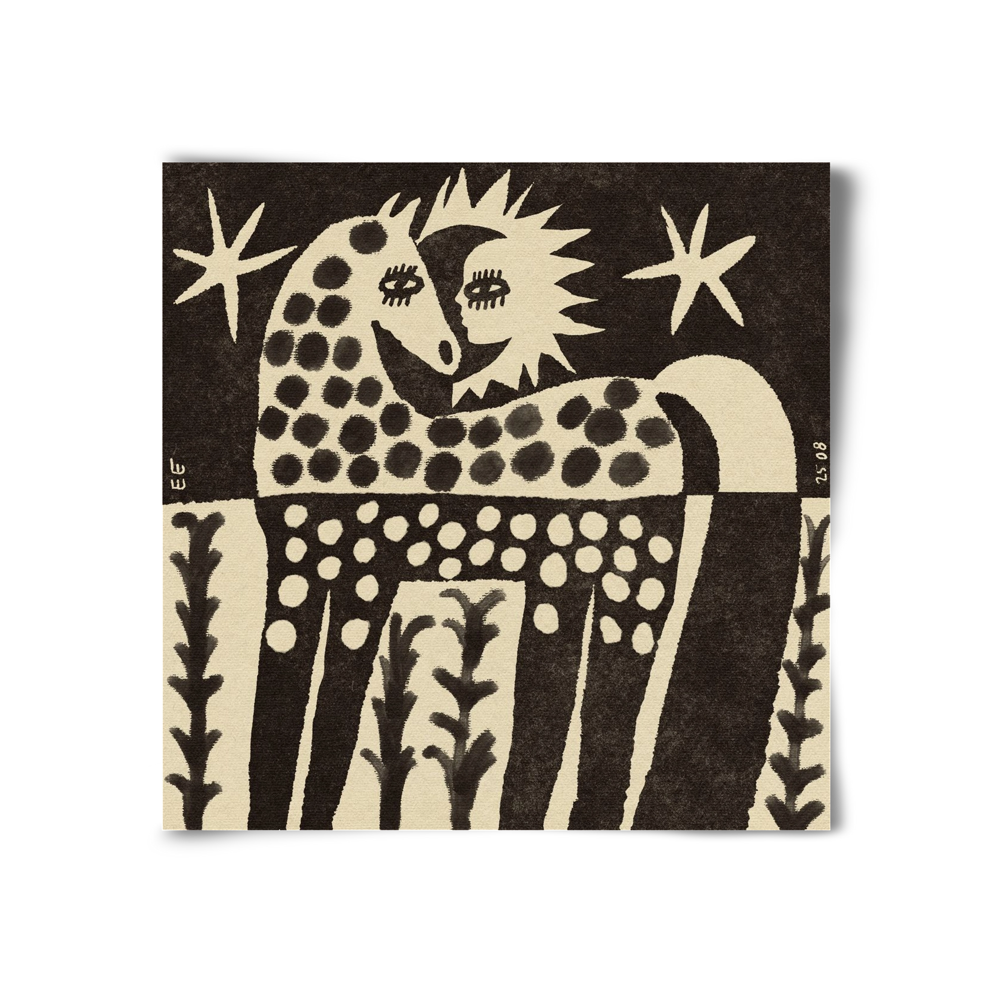 Soul horse, 30x30 cm, Keret nélkül