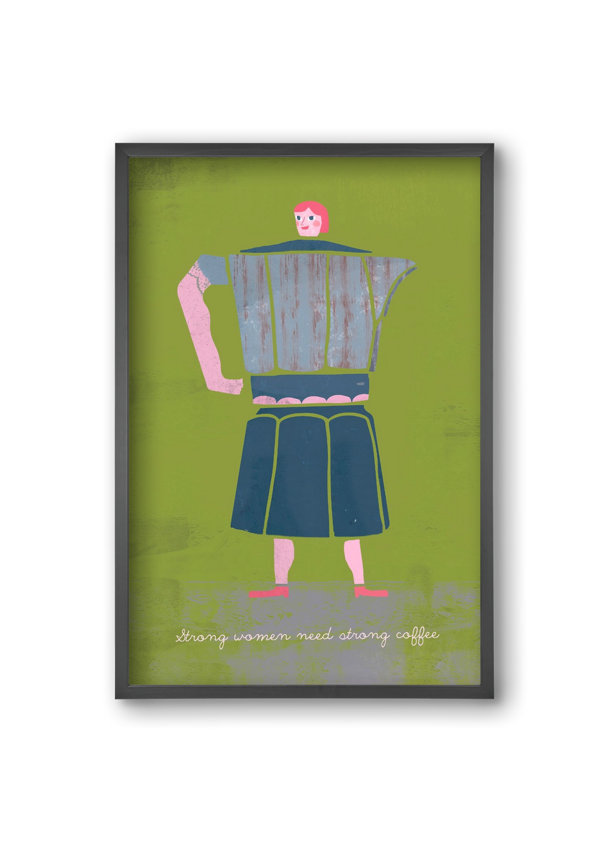 Strong women, 20x30 cm (20x30 cm), Fekete keret