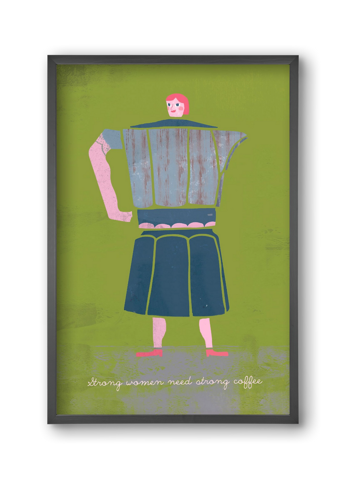 Strong women, 30x45 cm (30x45 cm), Fekete keret