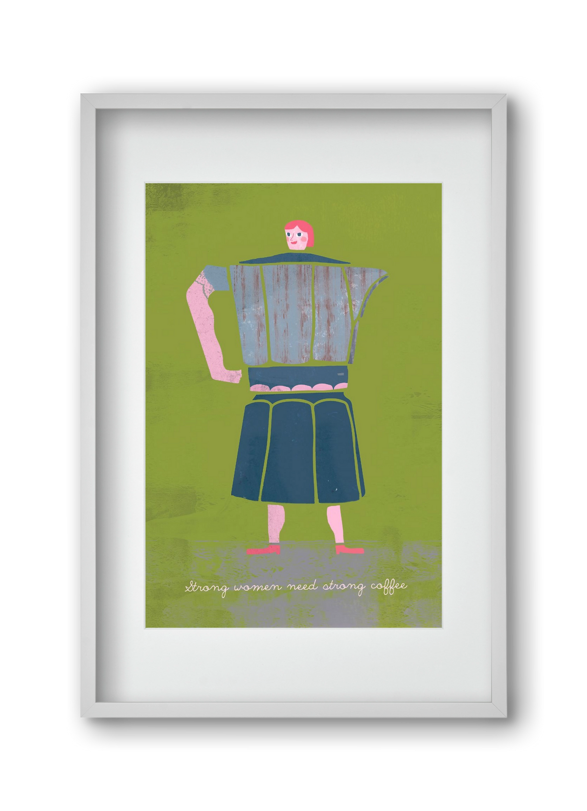 Strong women, 30x45 cm (20x30 cm), Fehér keret, paszpartuval