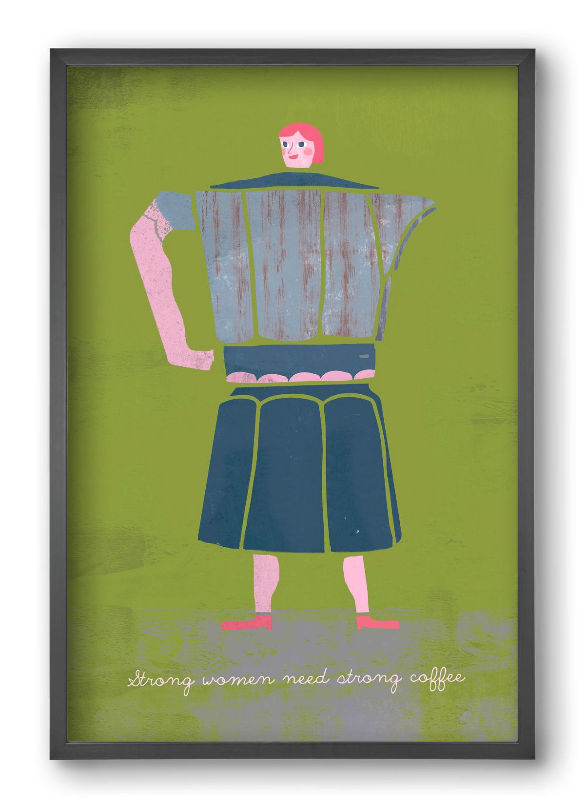 Strong women, 40x60 cm (40x60 cm), Fekete keret