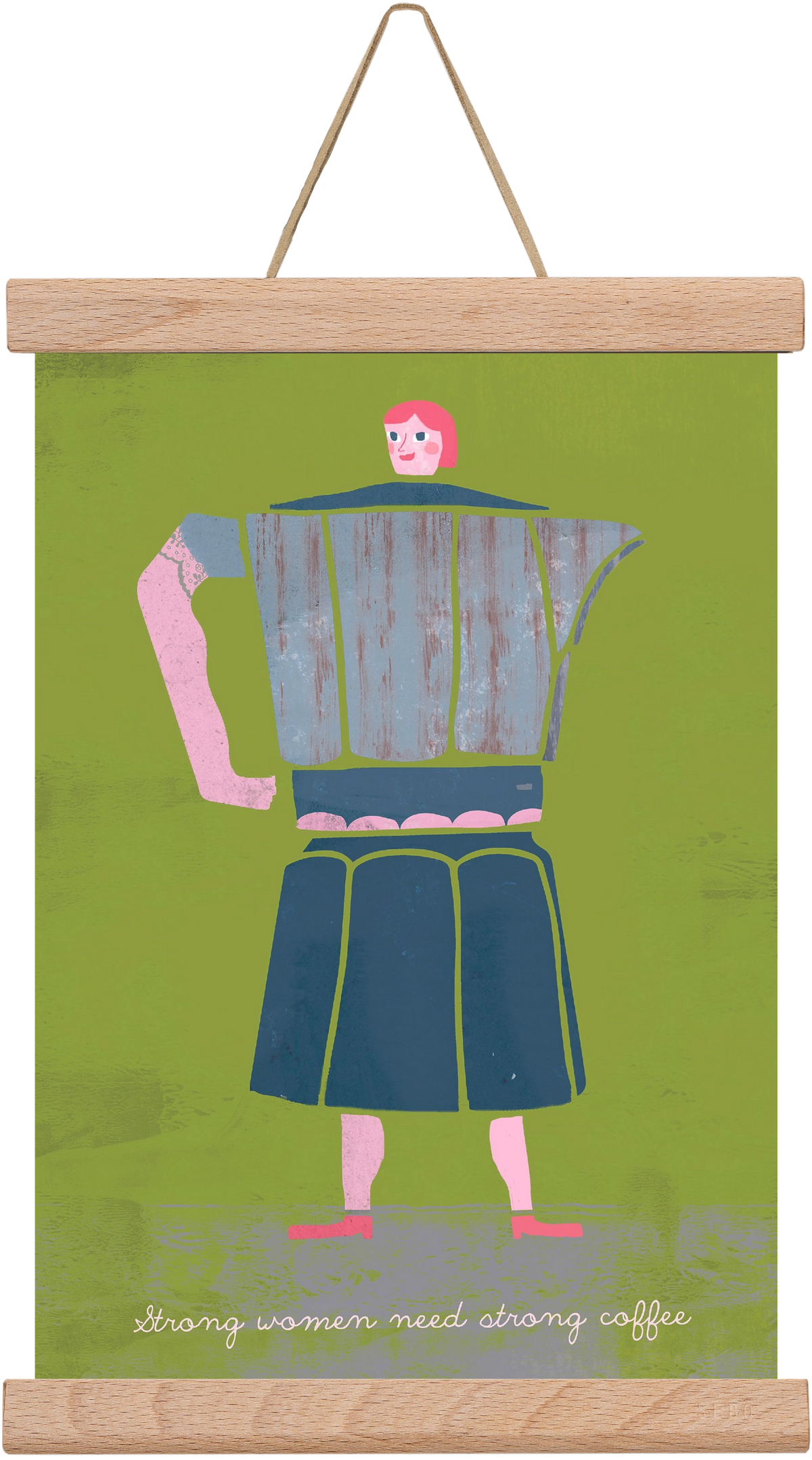 Strong women, 20x30 cm (20x30 cm), Tölgy akasztó