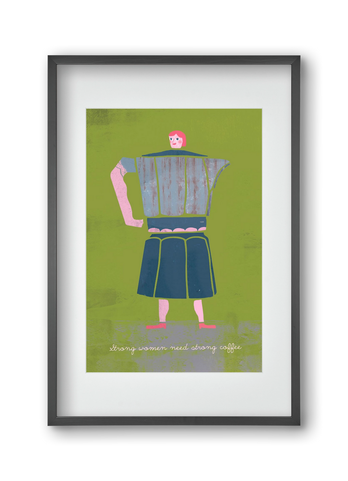 Strong women, 30x45 cm (20x30 cm), Fekete keret, paszpartuval