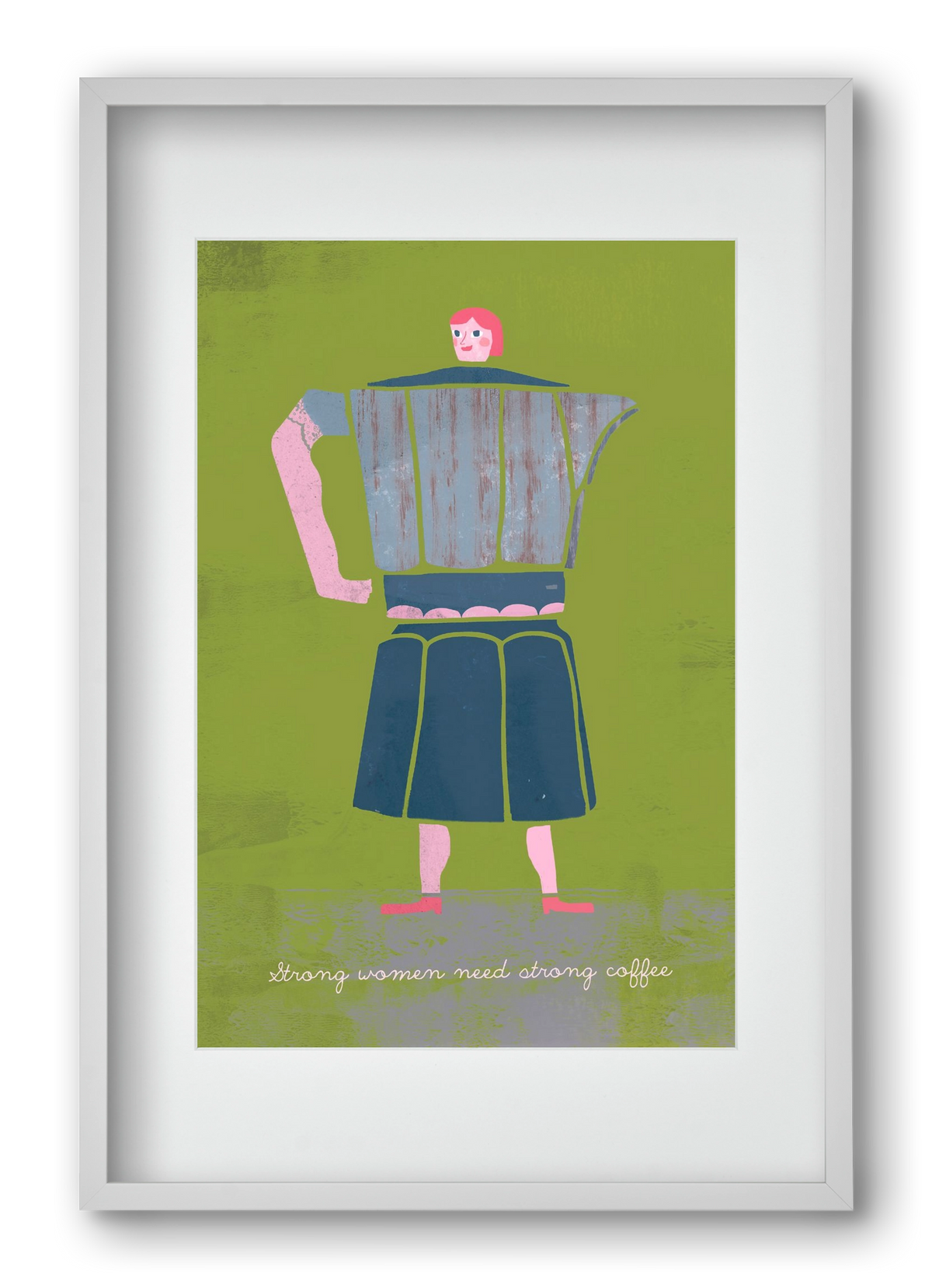 Strong women, 40x60 cm (30x45 cm), Fehér keret, paszpartuval