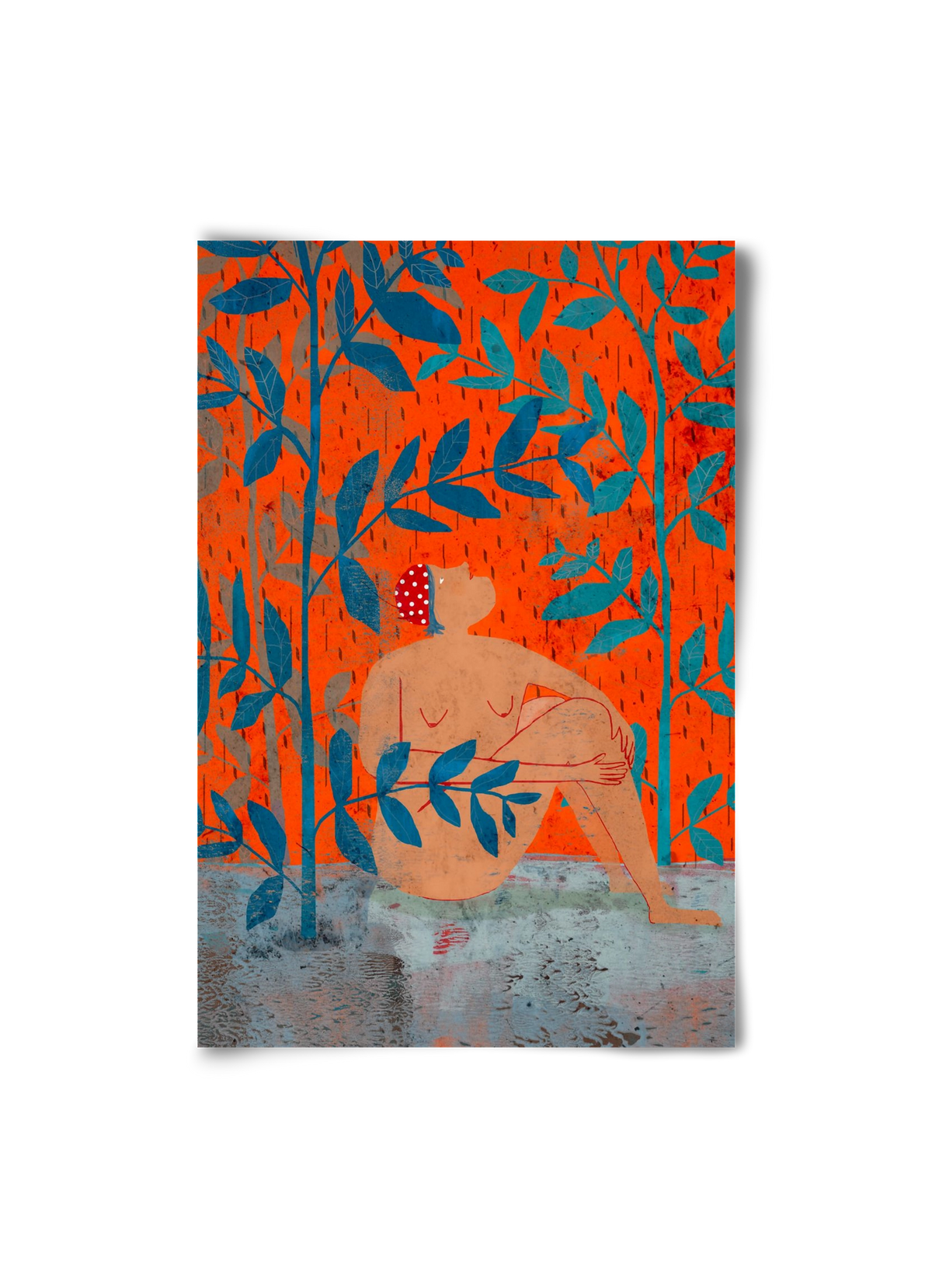 Esős idők, 20x30 cm, Keret nélkül