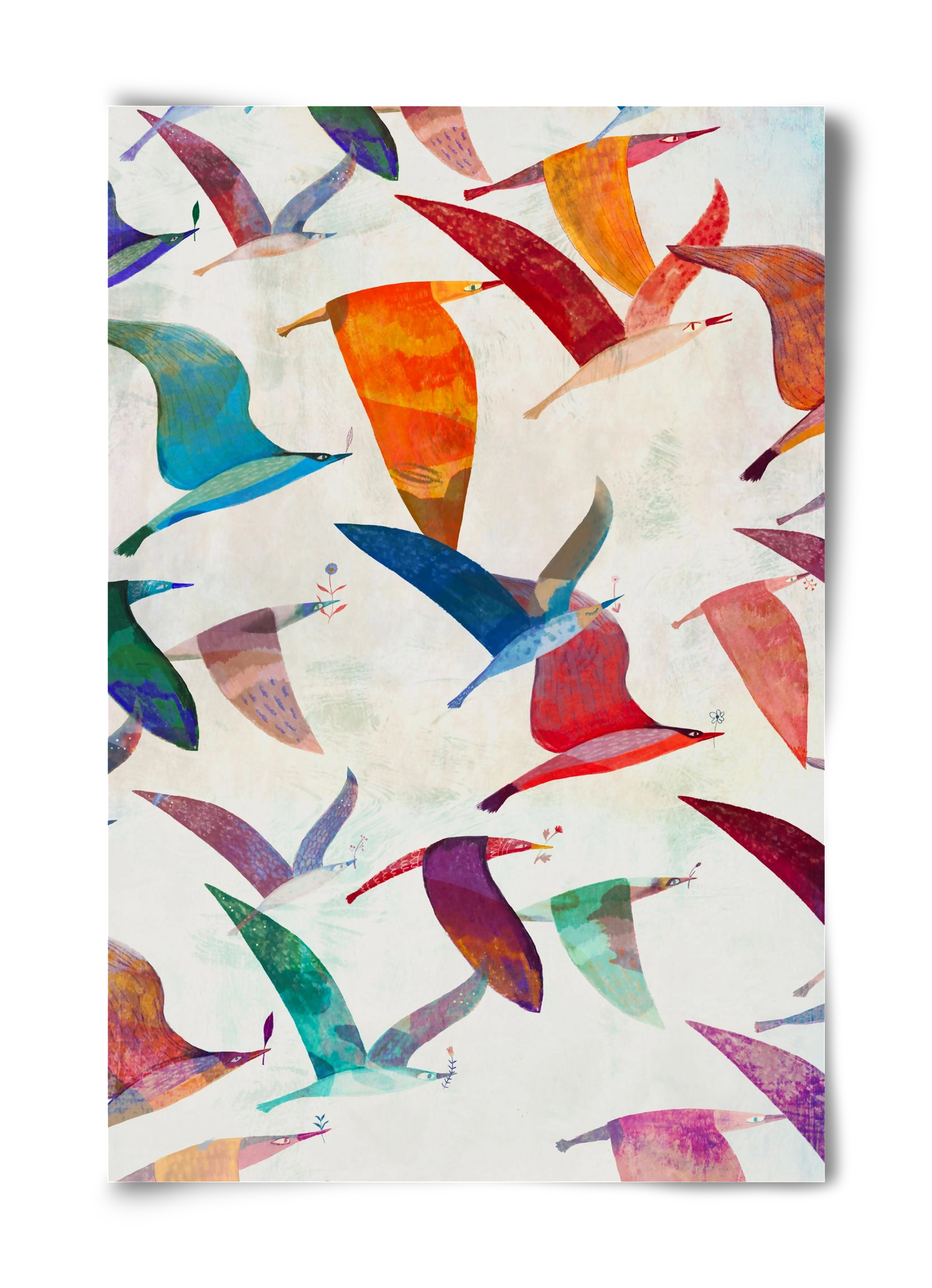 Reménymadarak, 40x60 cm, Keret nélkül