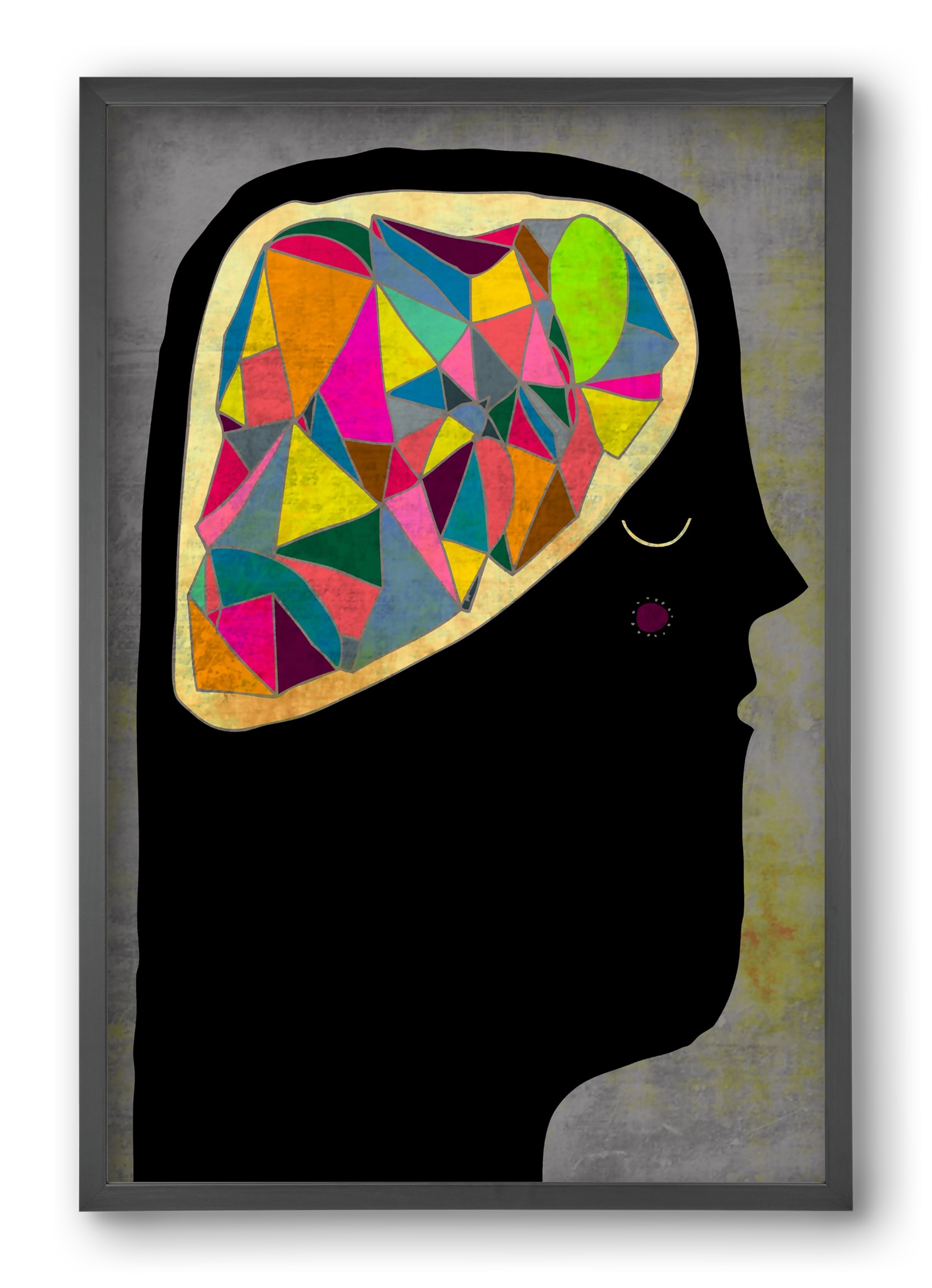 Agy, 40x60 cm (40x60 cm), Fekete keret