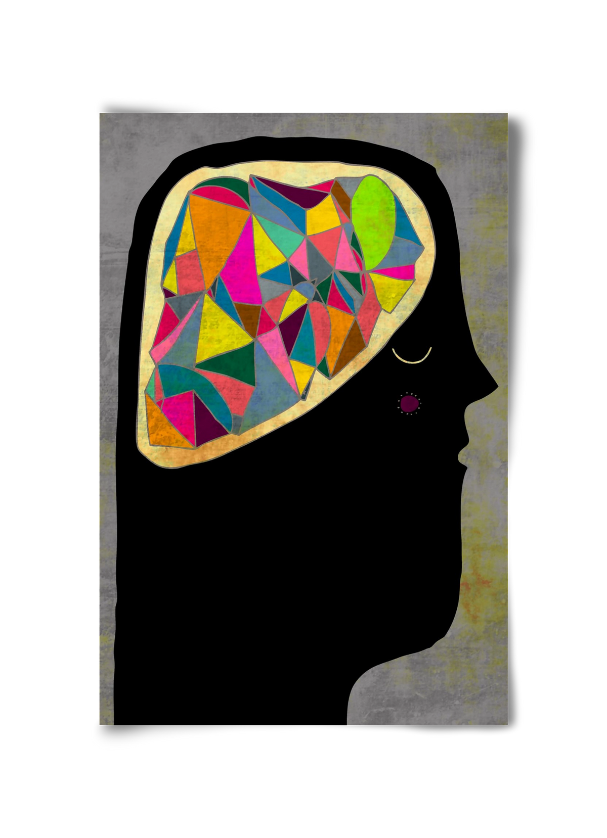 Agy, 30x45 cm, Keret nélkül