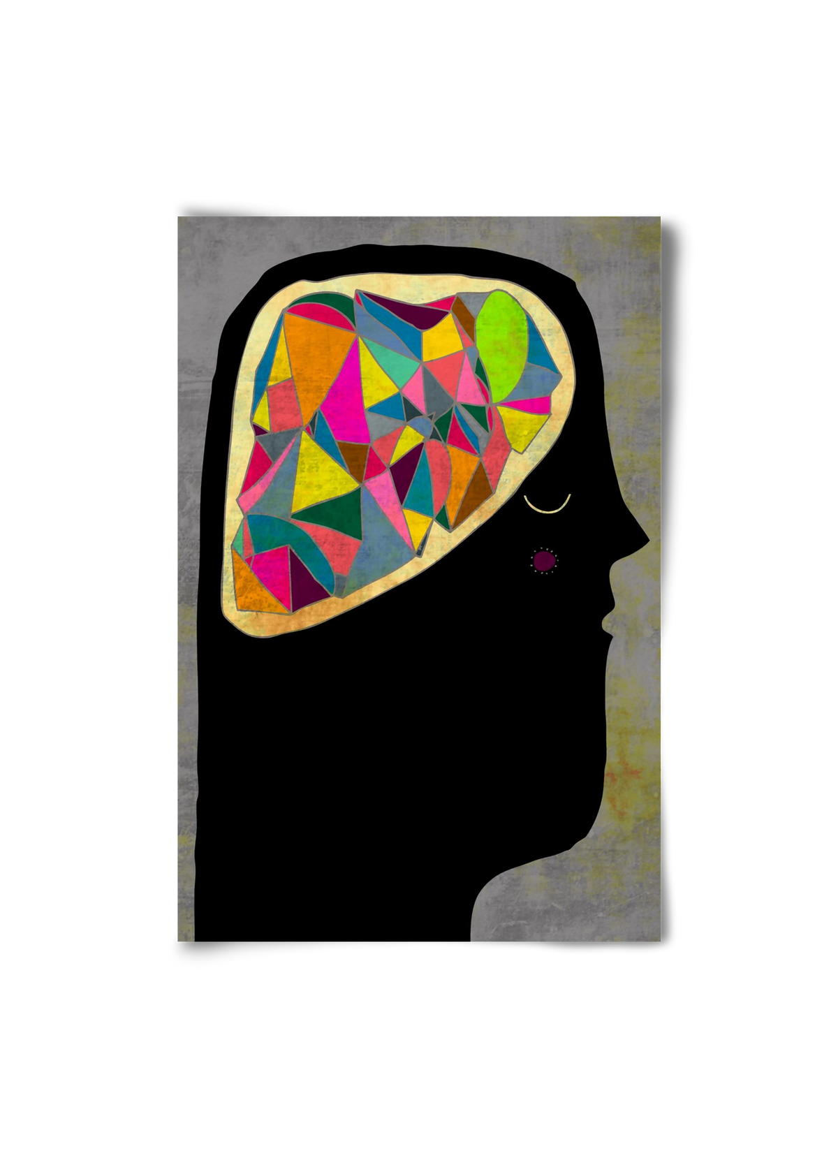 Agy, 20x30 cm, Keret nélkül