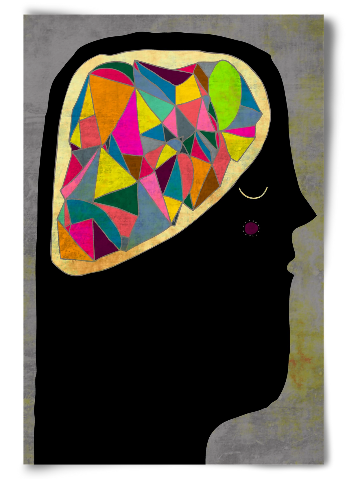 Agy, 60x90 cm, Keret nélkül