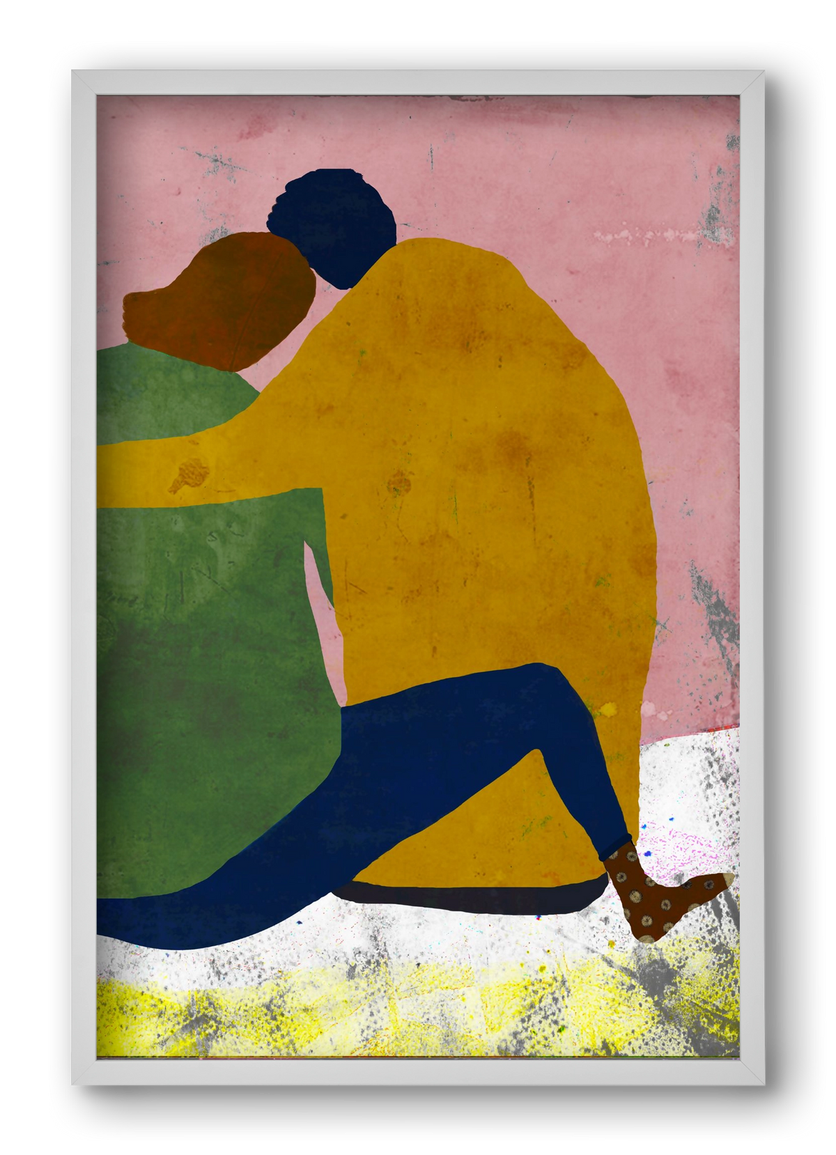 Együtt, 40x60 cm (40x60 cm), Fehér keret