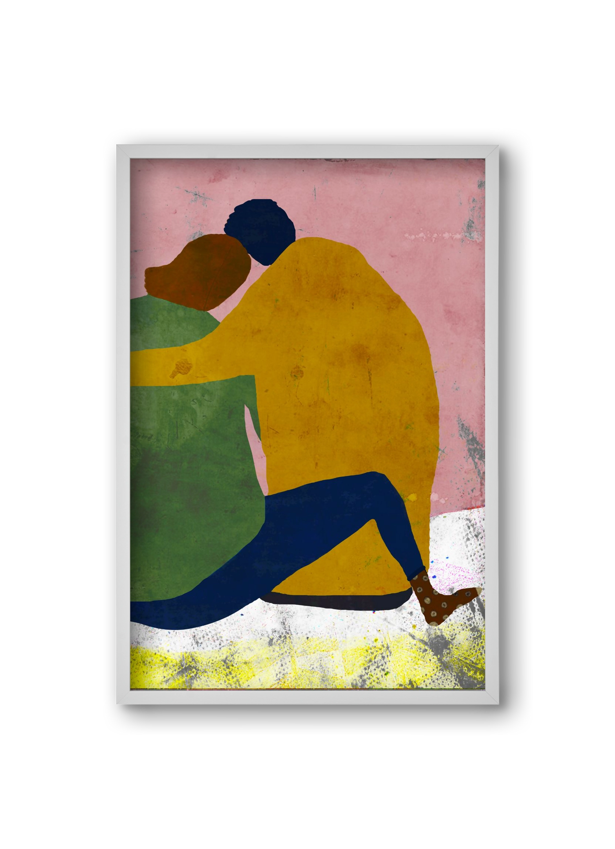 Együtt, 20x30 cm (20x30 cm), Fehér keret