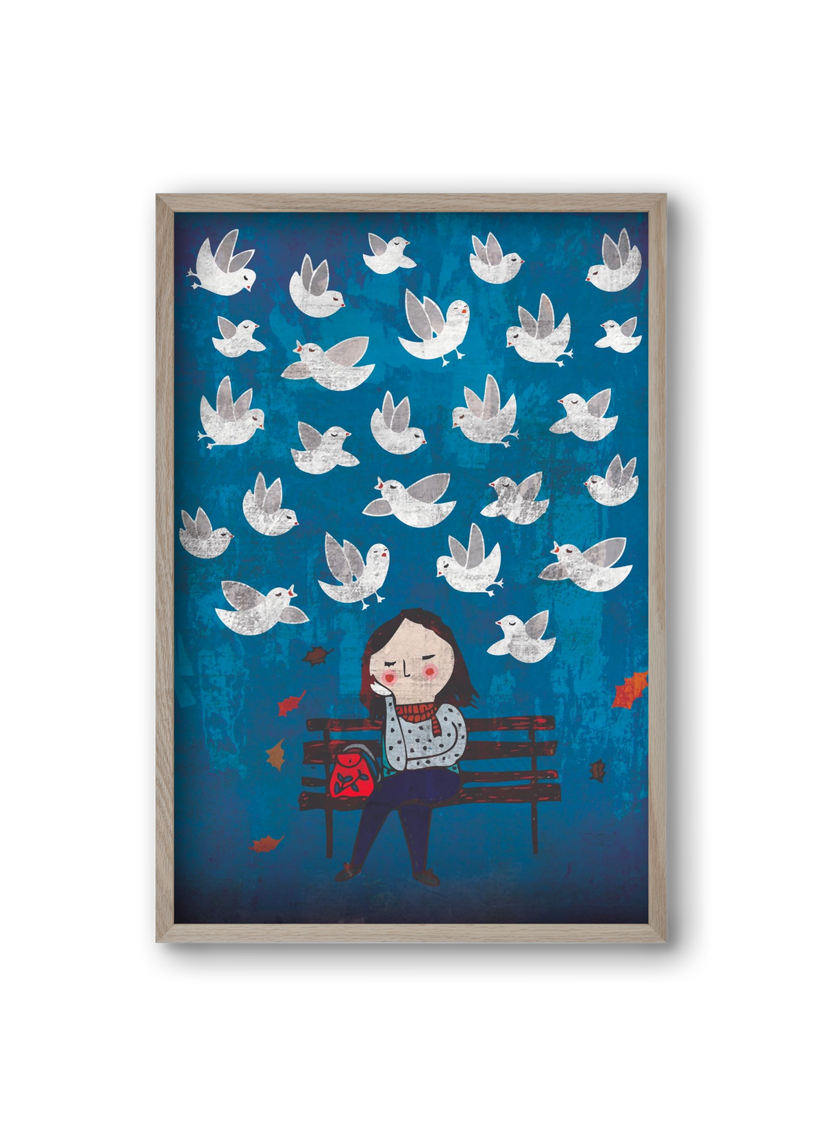 Vedd észre a csodákat!, 20x30 cm (20x30 cm), Tölgy keret