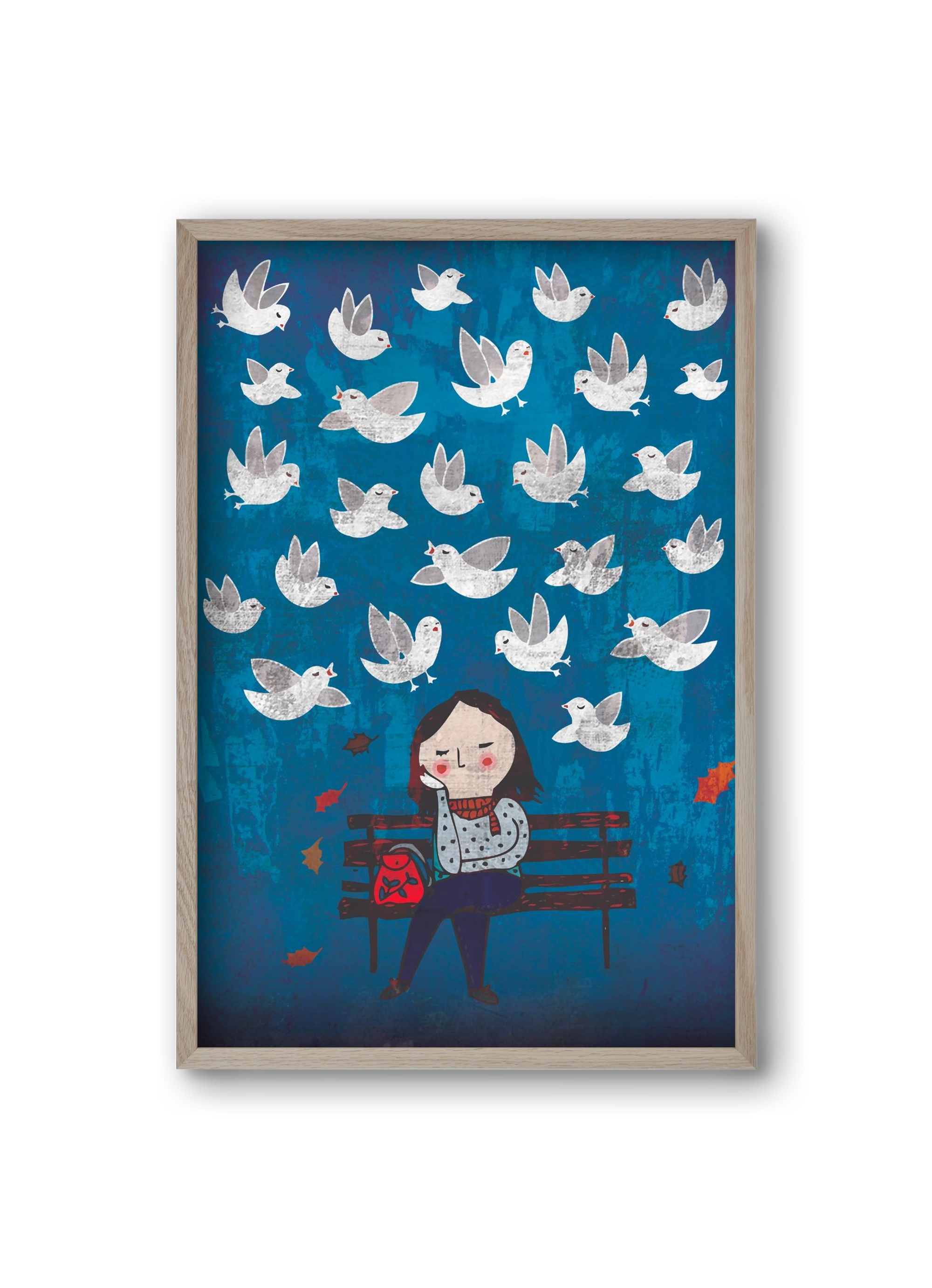 Vedd észre a csodákat!, 20x30 cm (20x30 cm), Tölgy keret